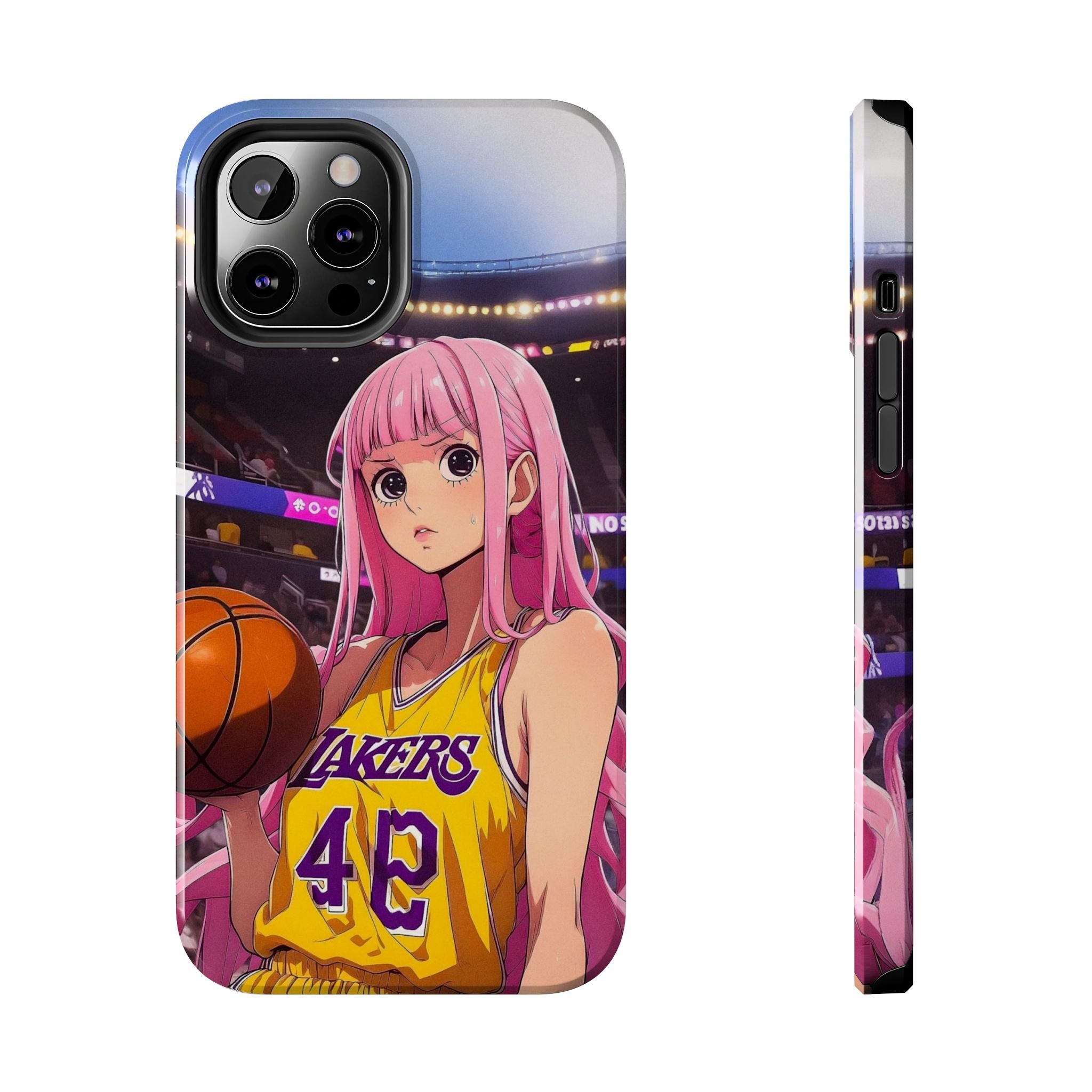 Sporty Anime Phone Cases - Tough Protection, Unique Basketball Design, Gift for Fans, Durable Soft Case, Perfect for Sports Lovers