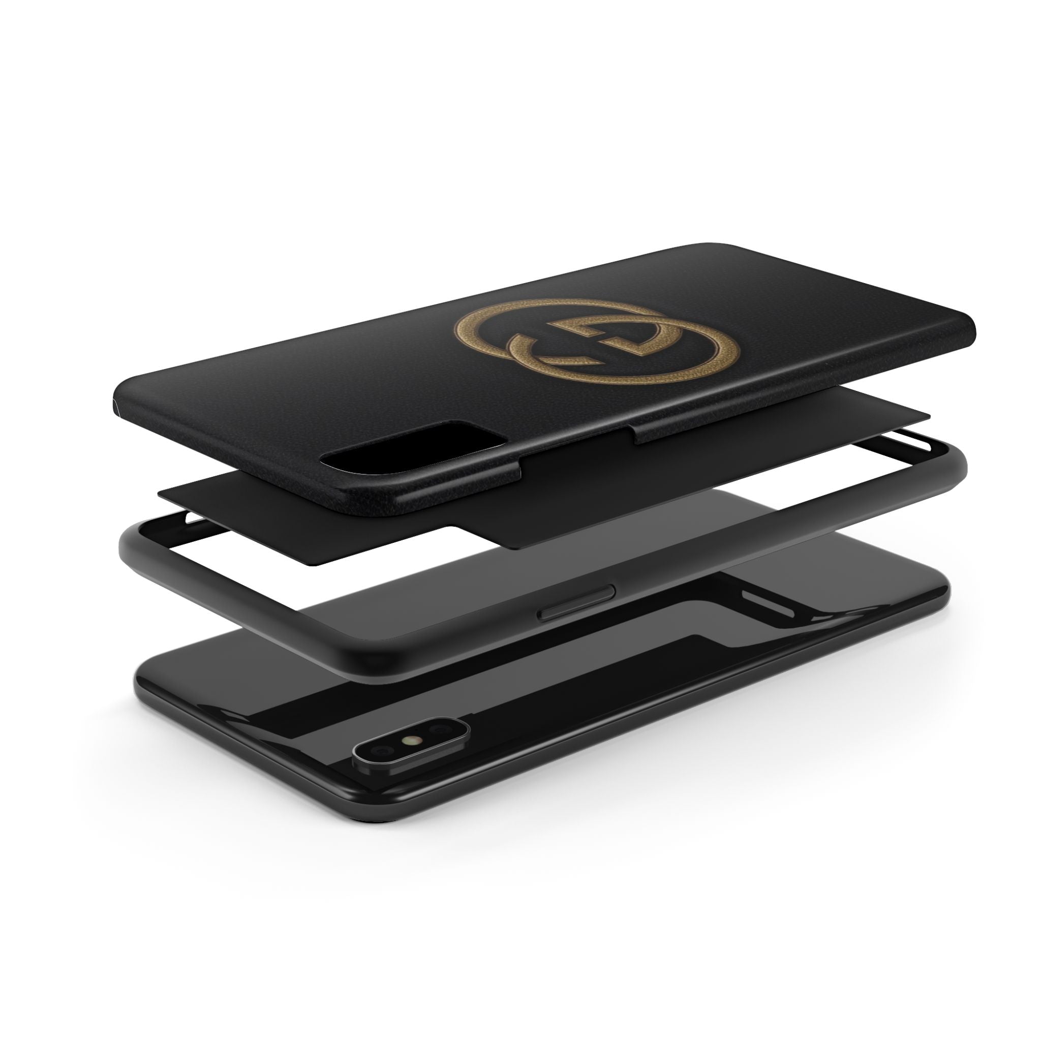 Stylish Tough Phone Cases with Elegant Logo, Durable Protection, Fashion Accessory, Smartphone Cases, Gift for Her or Him