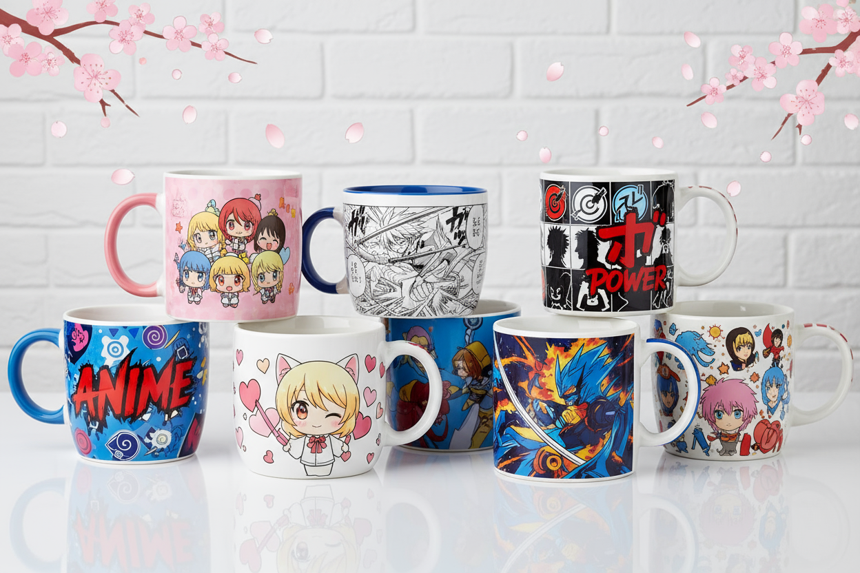 Anime Mug Collection: Power Up Your Morning