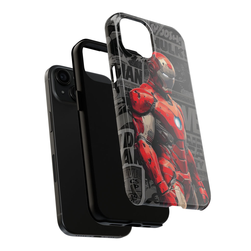 Iron Man Hero Tough Phone Cases - Durable, Stylish, Perfect for Marvel Fans, Geek Gifts, Comic Book Lovers, Unique Accessories