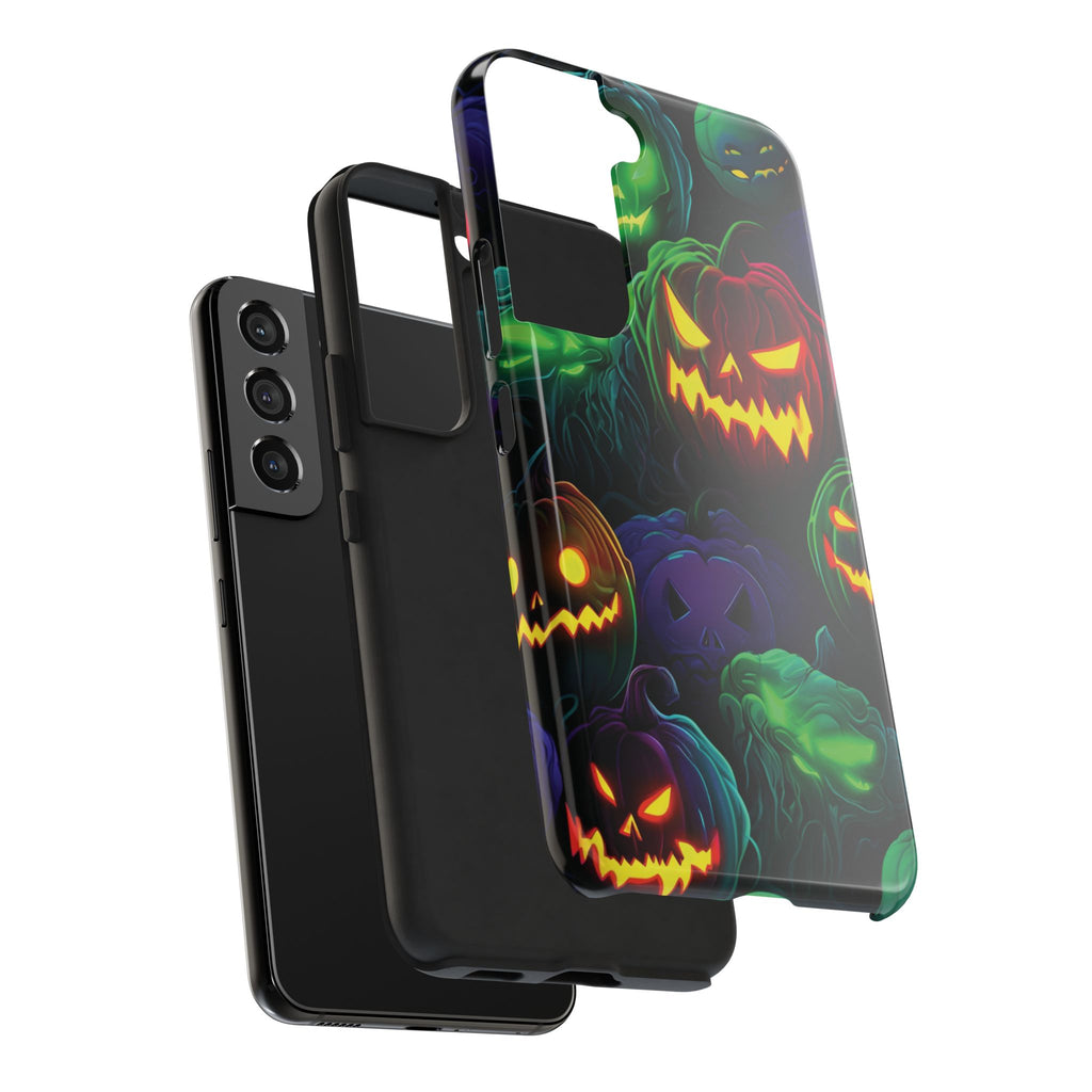 Halloween Pumpkin Phone Case, Spooky Fall Accessory, Tough Phone Cover, Halloween Gift, Pumpkin Decor