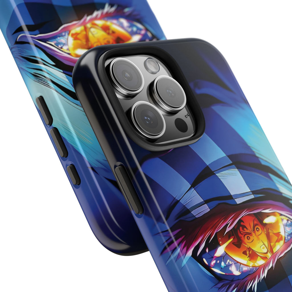 Artistic Tough Phone Case with Eye Design