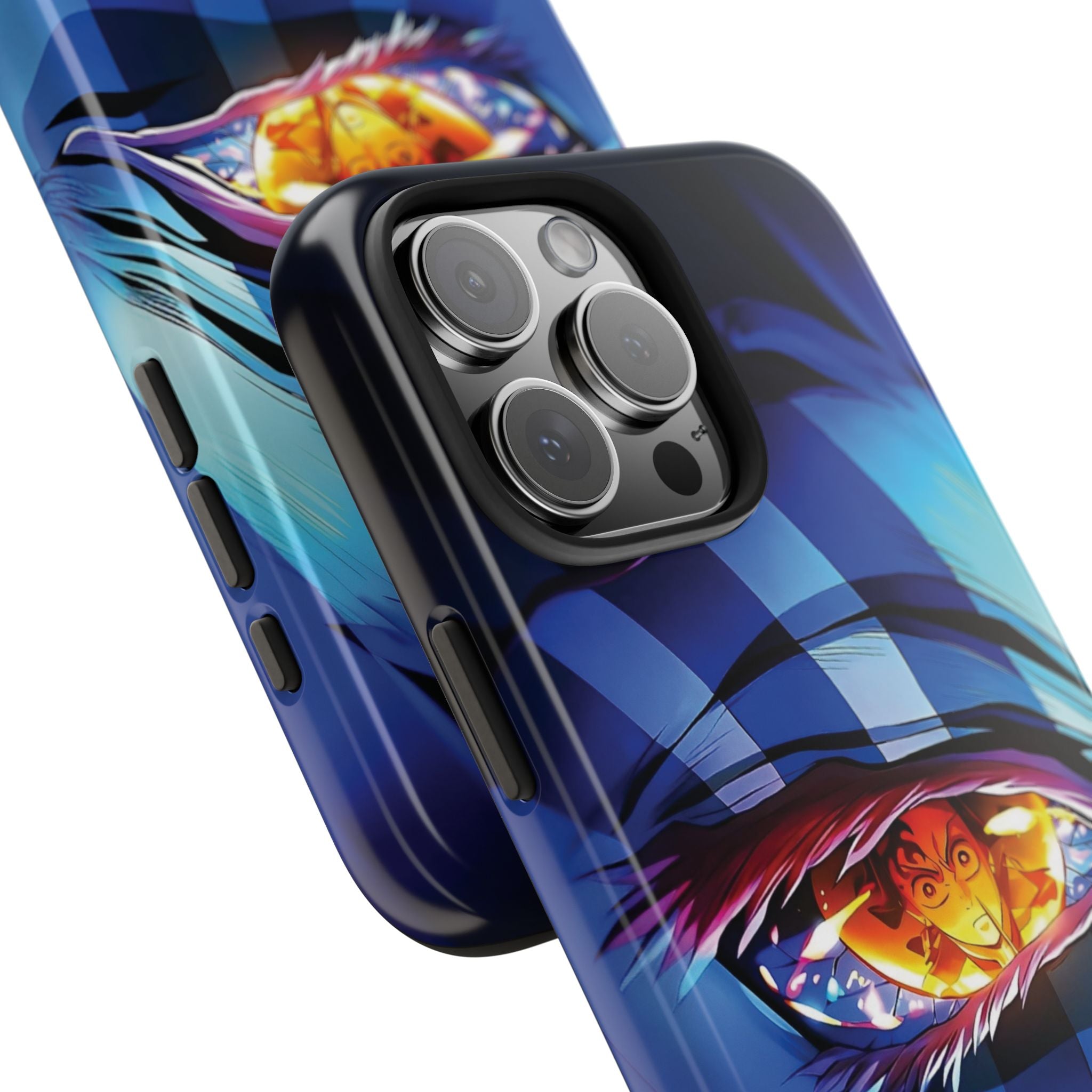 Artistic Tough Phone Case with Eye Design