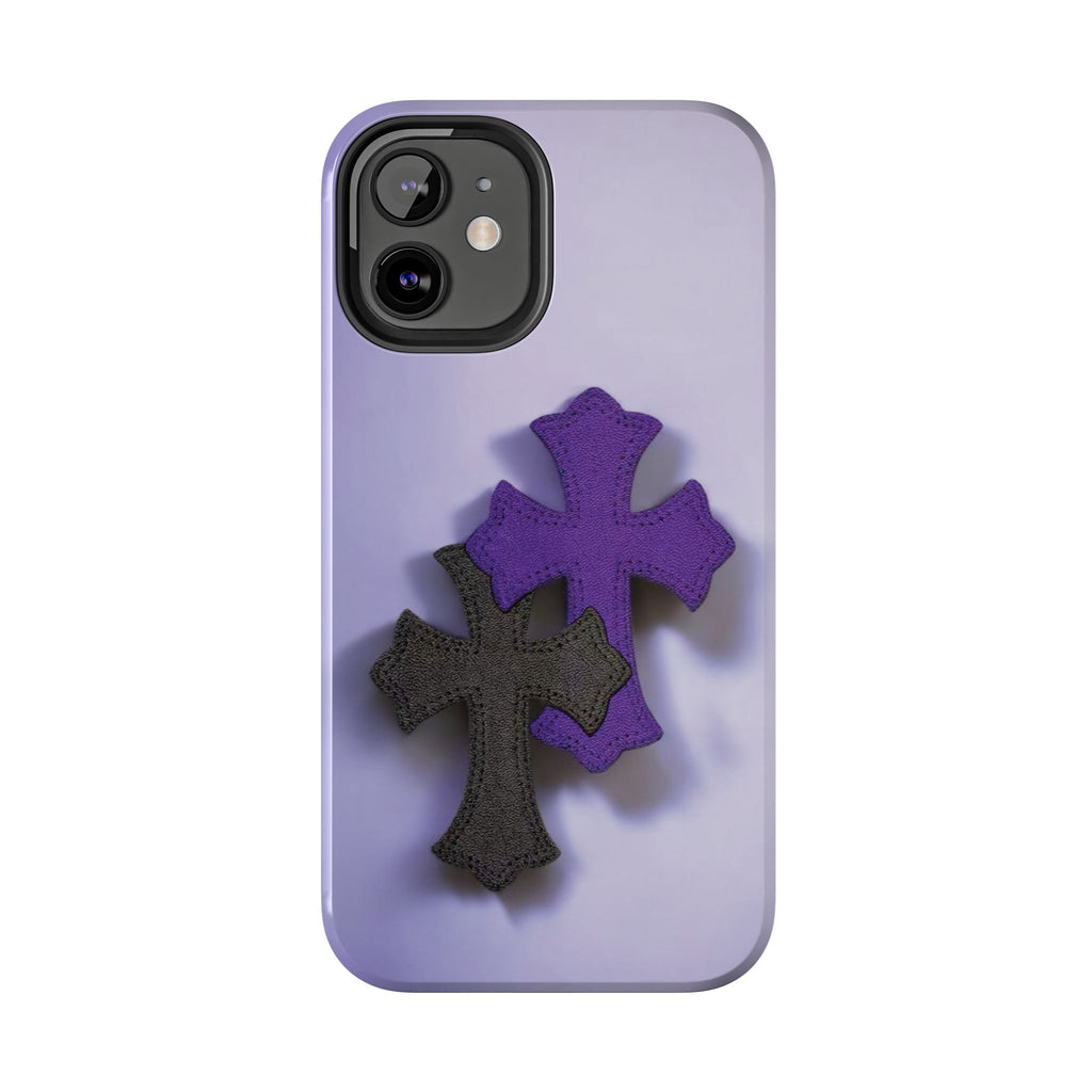 Cross Design Tough Phone Cases, Durable Phone Covers, Christian Gifts, Protective Cases for Men, Unique Tech Accessories