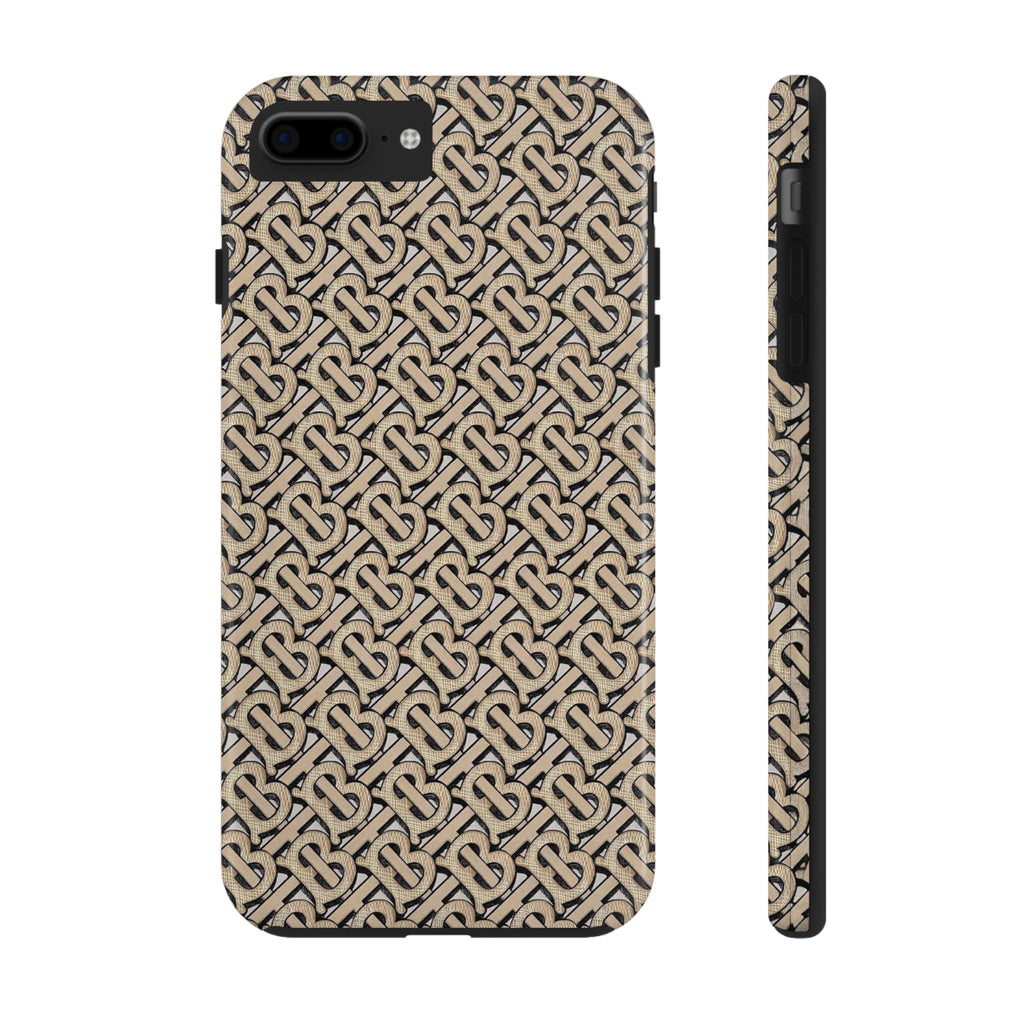 Elegant Interwoven Pattern Tough Phone Cases, Stylish Phone Covers, Durable Cases for Everyday Adventures, Gift for Phone Lovers