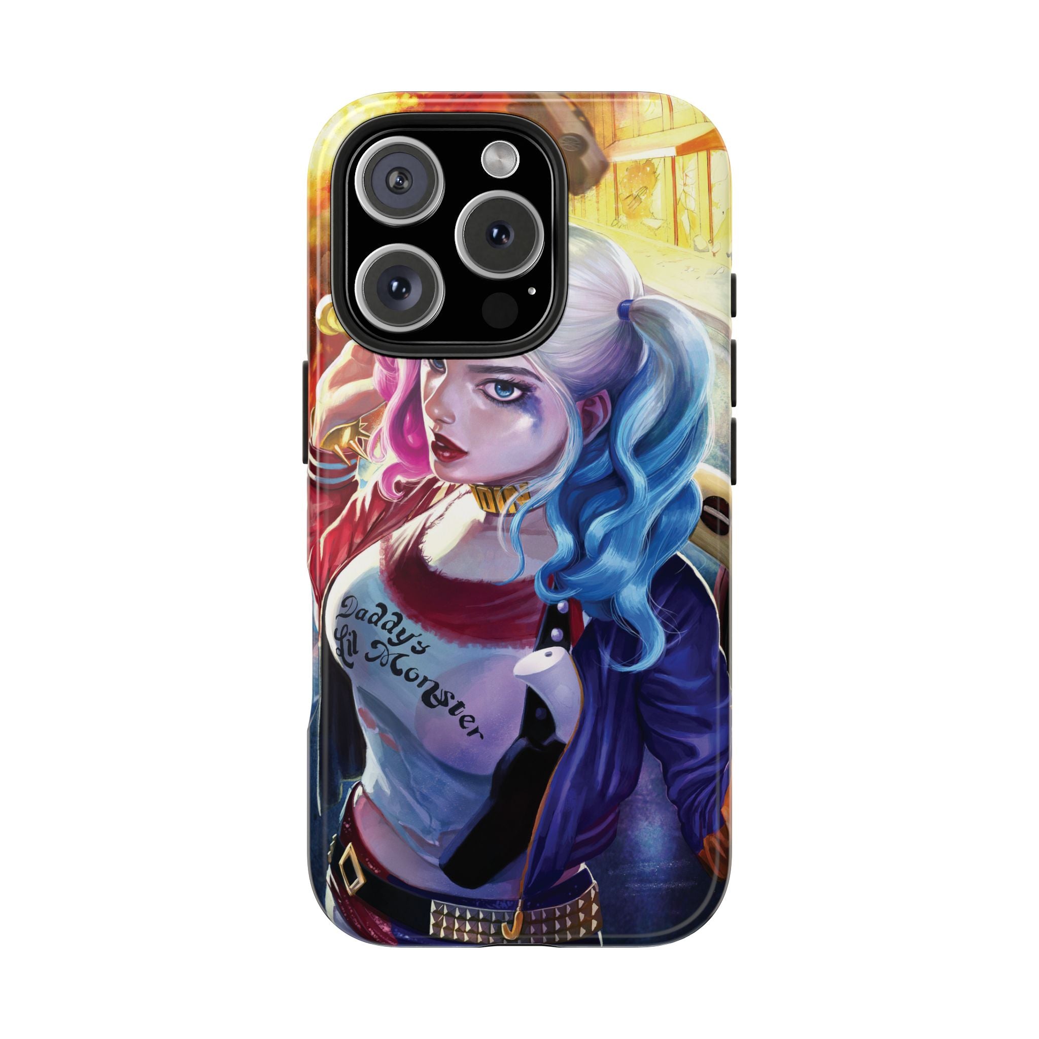 Harley Quinn Tough Phone Cases, Stylish Phone Protector for Women, Anime Style Mobile Cover, Unique Gift for Gamers, Pop Culture Accessories