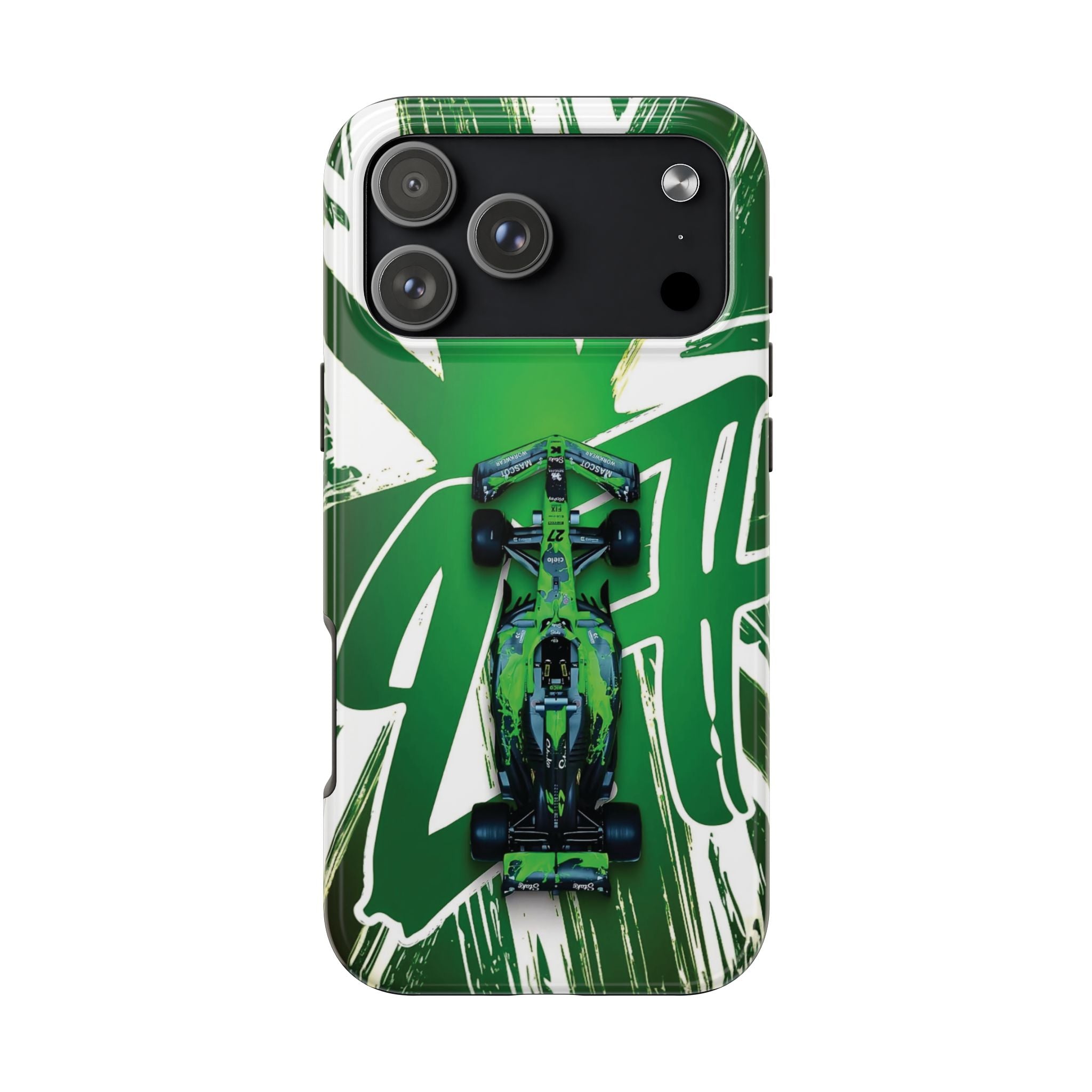 Racing-Inspired Tough Phone Cases - Durable Protection with Dynamic Car Design