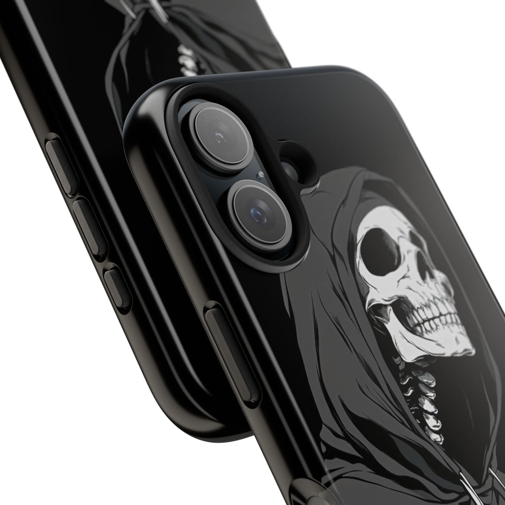 Edgy Skull Phone Cases, Protective Phone Cover, Goth Aesthetic, Halloween Decor, Unique Gift