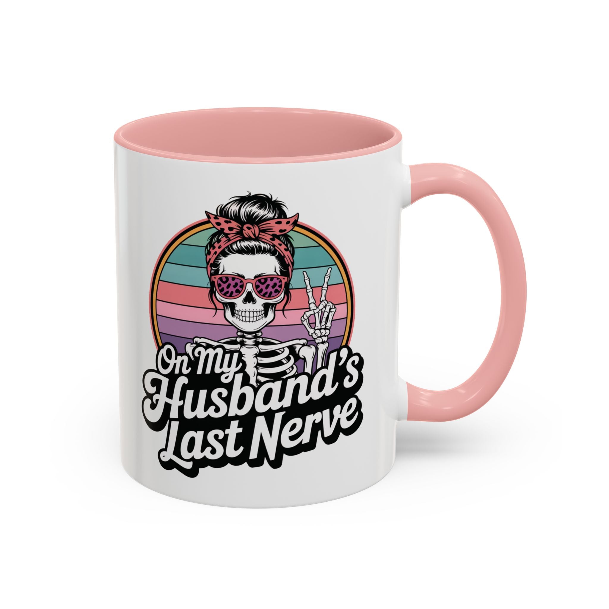 Humorous Accent Coffee Mug - Perfect Gift for Spouses, Funny Kitchenware, Unique Mug, Coffee Lover's Gift, Quirky Decor