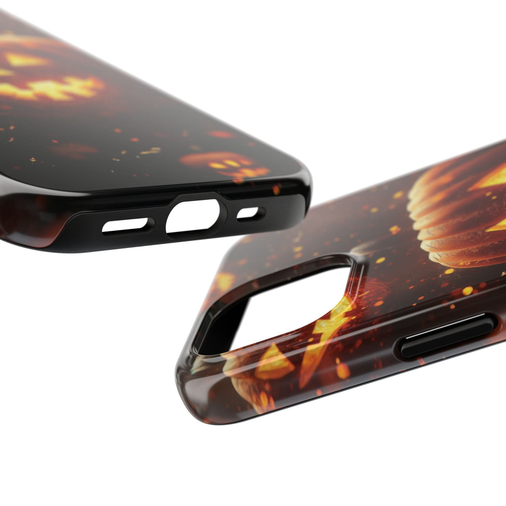 Halloween Pumpkin Tough Phone Cases, Spooky Mobile Covers, Fall Decor, Halloween Gift, Pumpkin Design, Halloween Accessories