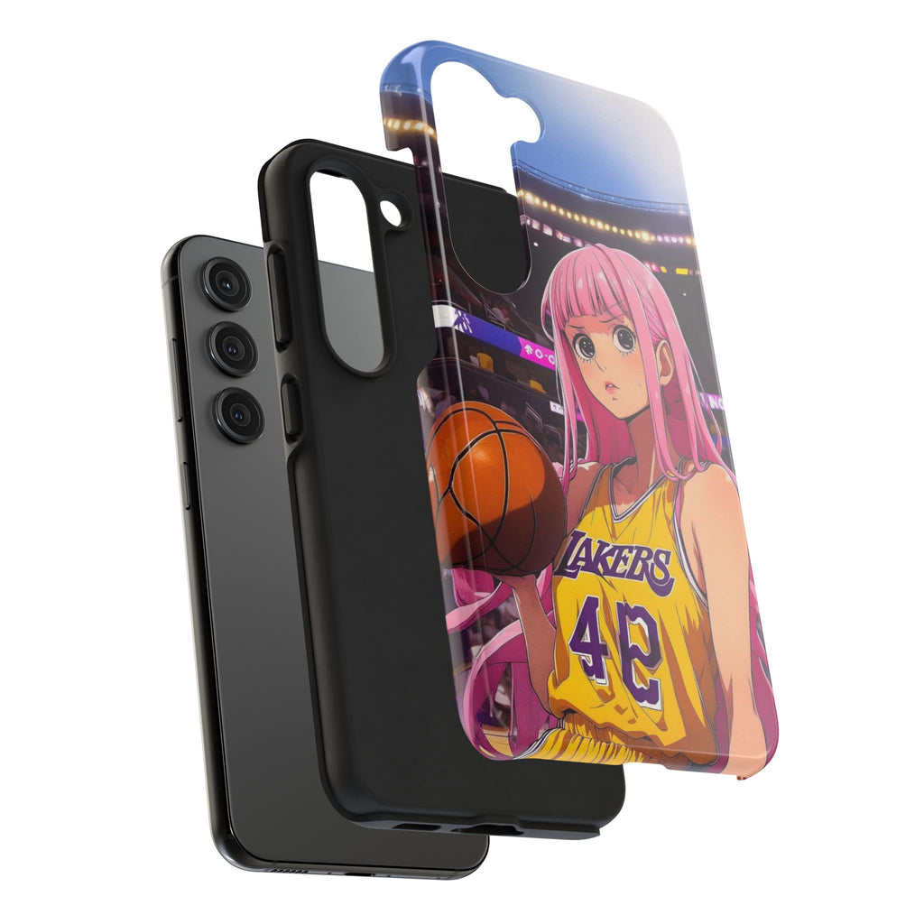 Sporty Anime Phone Cases - Tough Protection, Unique Basketball Design, Gift for Fans, Durable Soft Case, Perfect for Sports Lovers