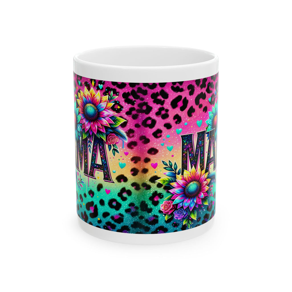 Vibrant Mama Ceramic Mug with Floral Design, Gift for Moms, Colorful Coffee Cup, Unique Tea Mug, Birthday/Anniversary Present, Boho [...]