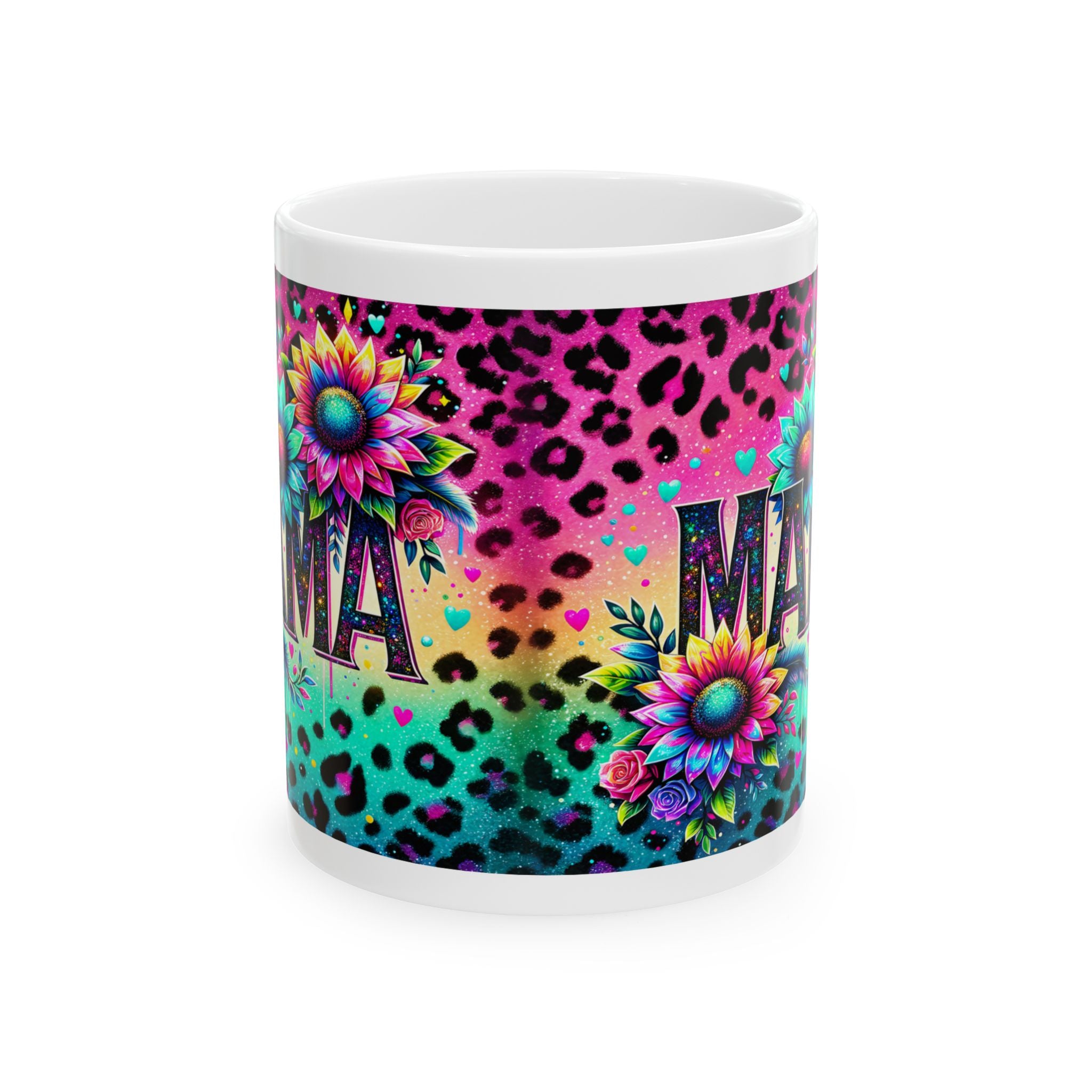 Vibrant Mama Ceramic Mug with Floral Design, Gift for Moms, Colorful Coffee Cup, Unique Tea Mug, Birthday/Anniversary Present, Boho [...]