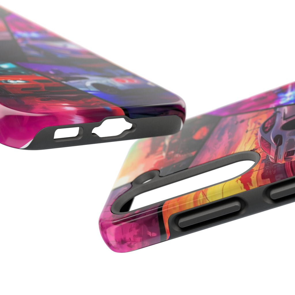 Vibrant Automotive Tough Phone Cases for Car Enthusiasts