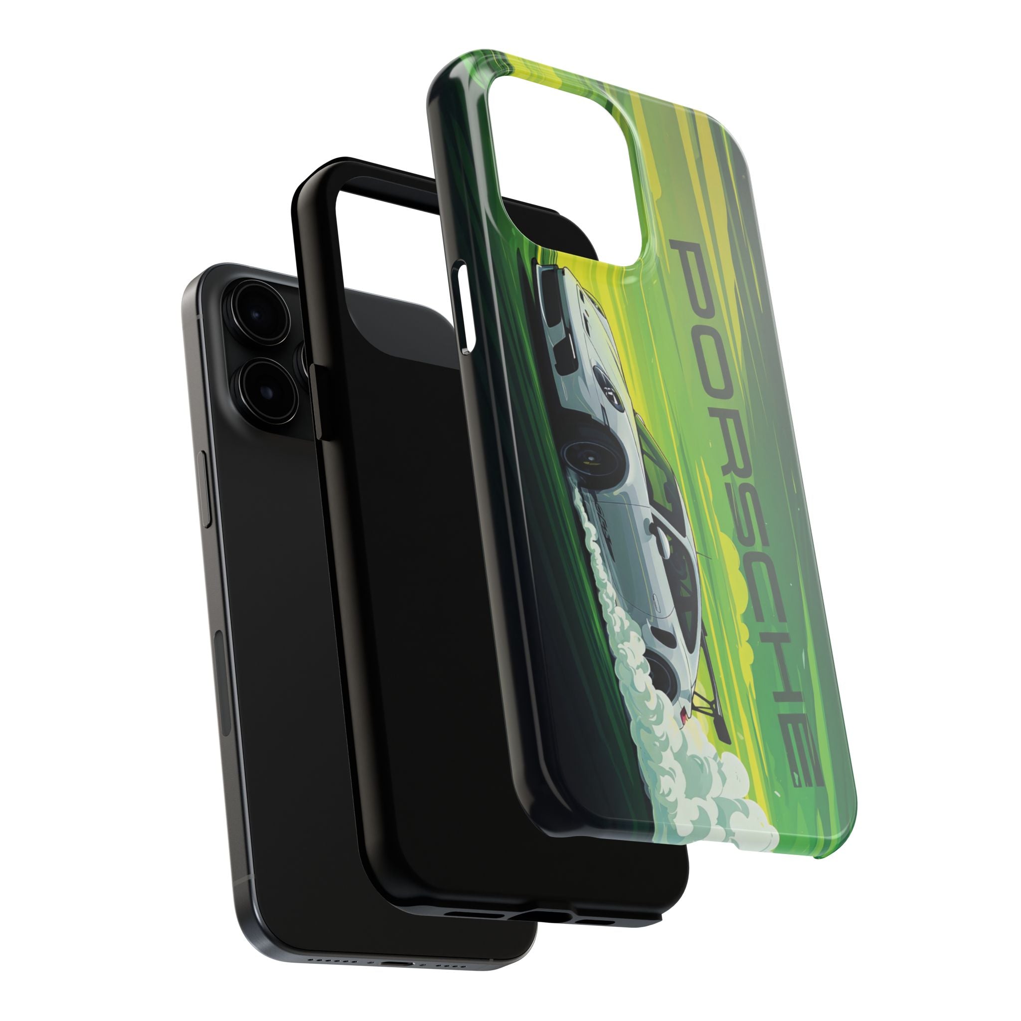 Porsche Tough Phone Cases, Luxury Car Accessories, Durable Phone Cover, Auto Enthusiast Gift, Sports Car Merchandise