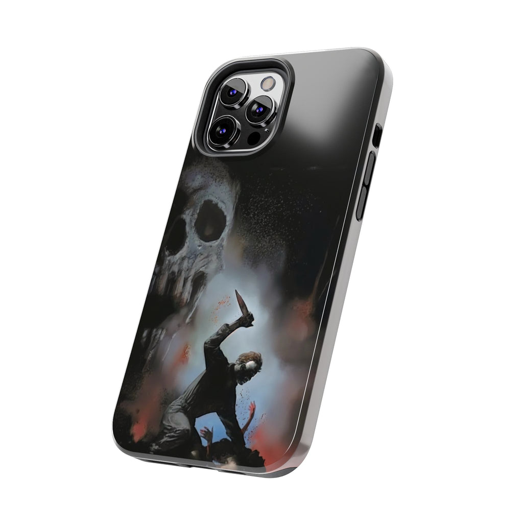 Gritty Horror Phone Cases for Fans, Tough Phone Cover, Unique Gift, Scary Design, Halloween Accessory, Movie Memorabilia