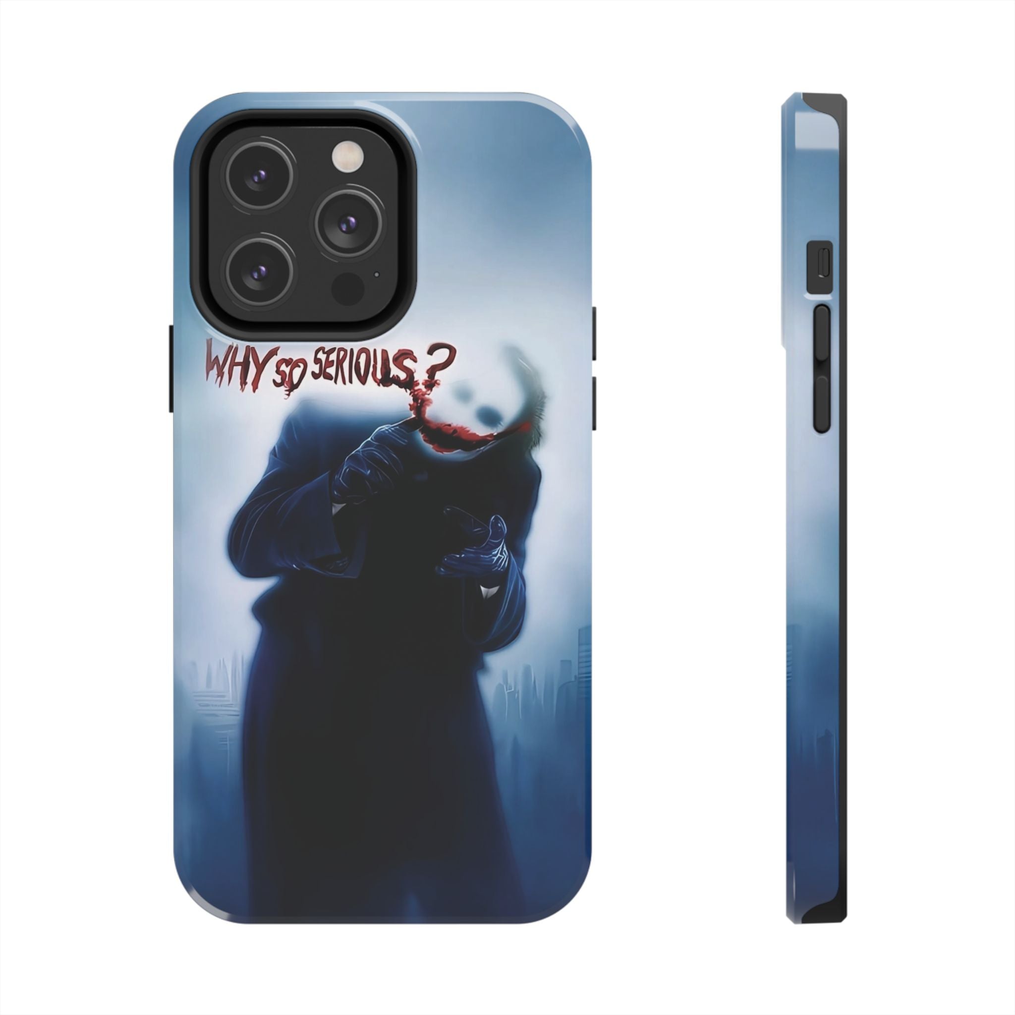 Tough Phone Cases, Dark Humor Phone Cover, Joker Inspired Case, Gifts for Movie Fans, Unique Phone Protector, Cool Accessories