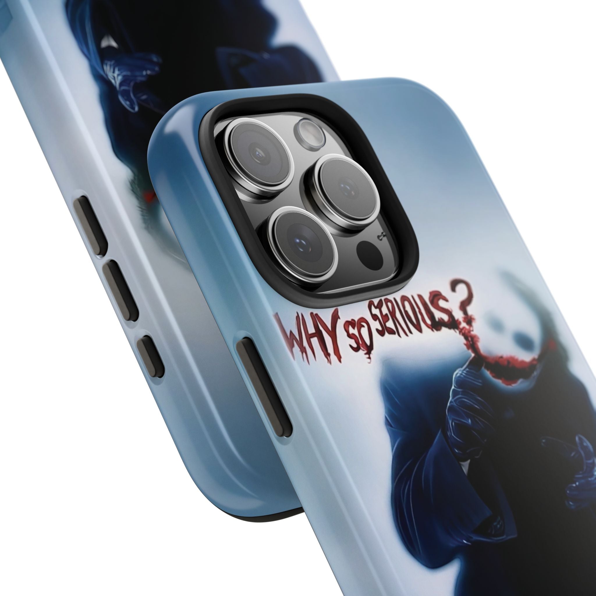 Tough Phone Cases, Dark Humor Phone Cover, Joker Inspired Case, Gifts for Movie Fans, Unique Phone Protector, Cool Accessories