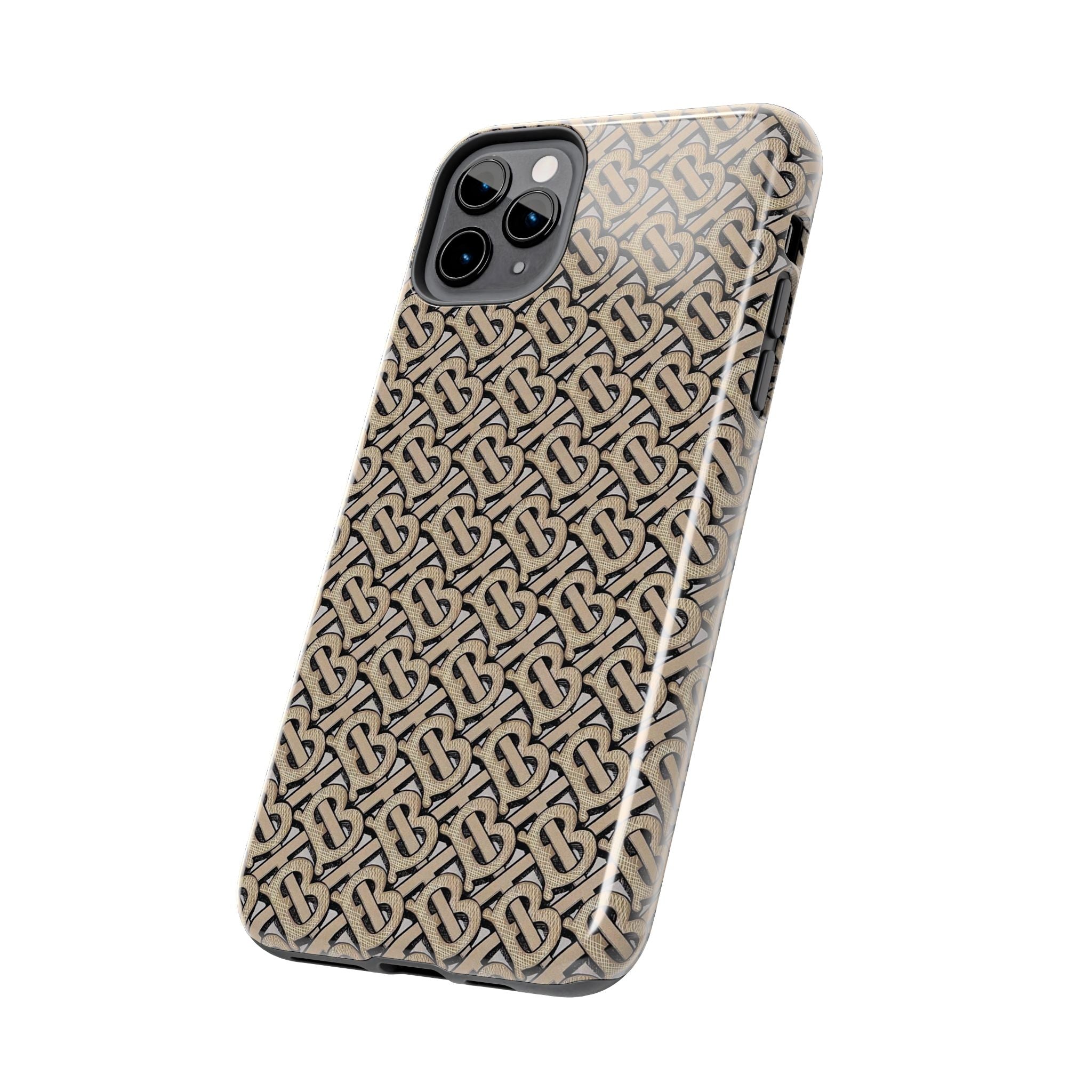 Elegant Interwoven Pattern Tough Phone Cases, Stylish Phone Covers, Durable Cases for Everyday Adventures, Gift for Phone Lovers