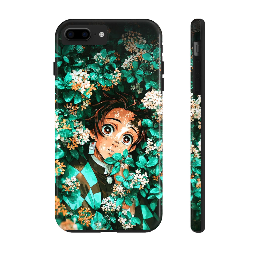 Floral Fantasy Tough Phone Cases | Trendy Phone Cover | Unique Gift for Nature Lovers | Durable Protection | Anime-Inspired Design
