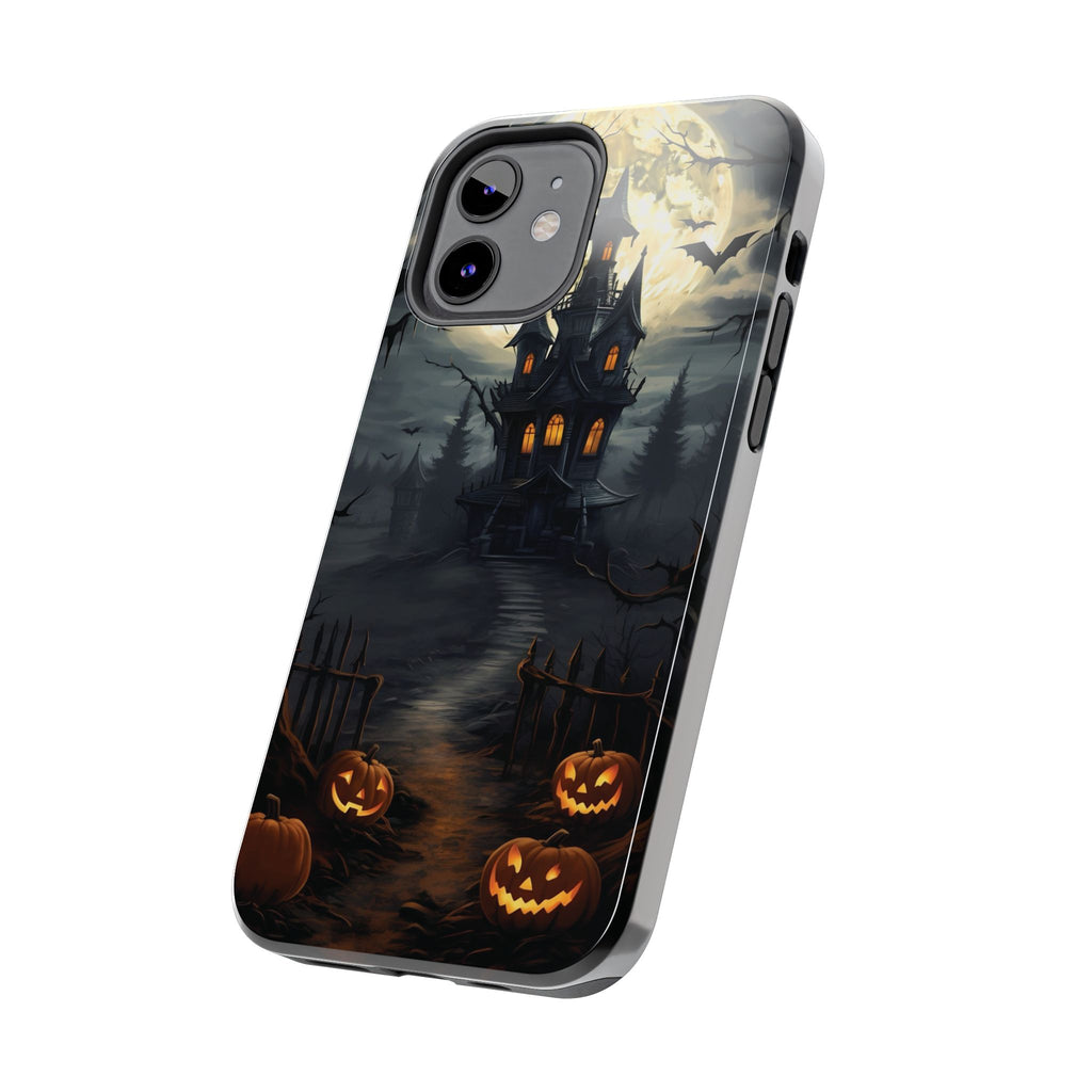 Halloween Haunted House Phone Cases, Tough Cases for Spooky Vibes, Gifts for Halloween Lovers, Ghostly Decor, Fall Accessories