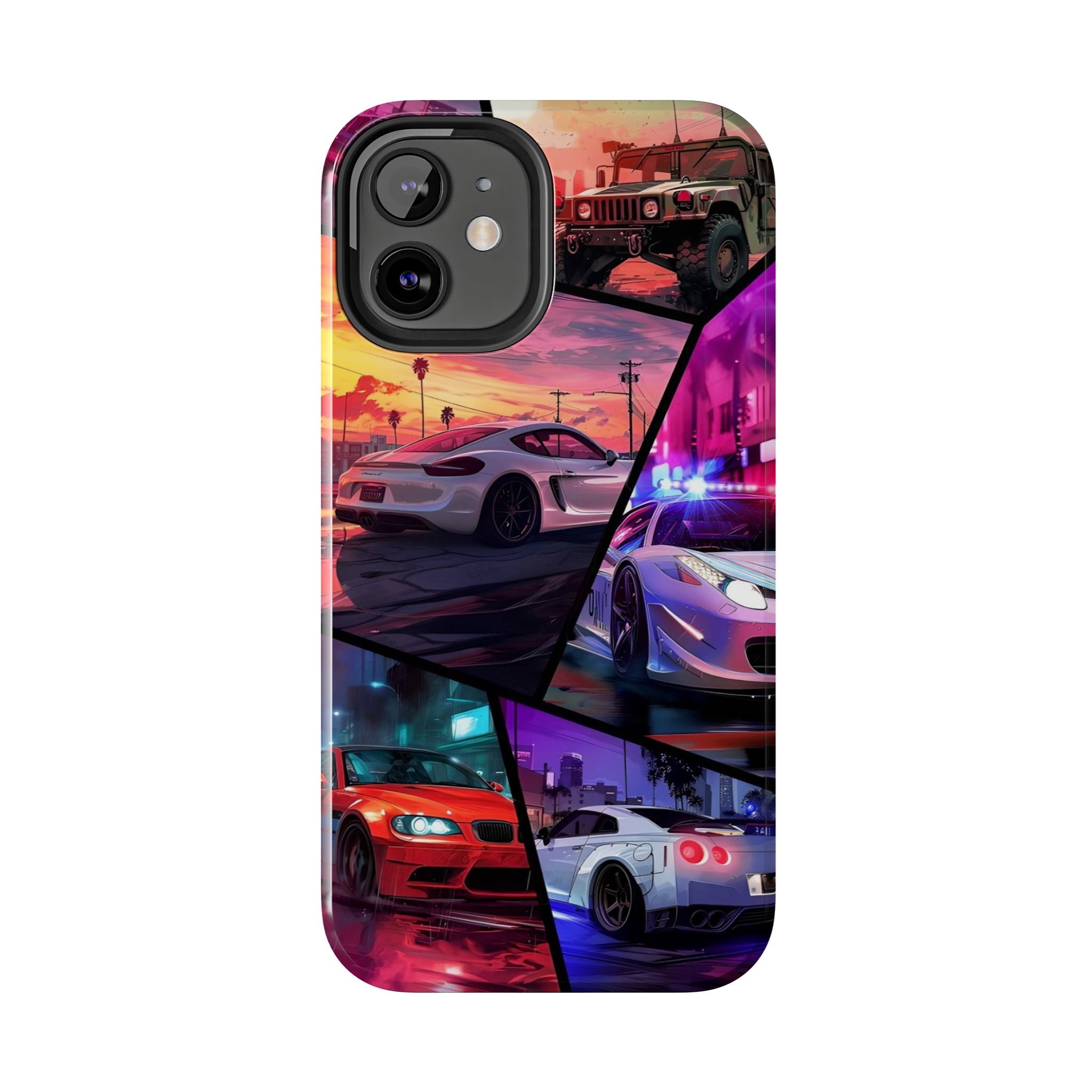 Vibrant Automotive Tough Phone Cases for Car Enthusiasts
