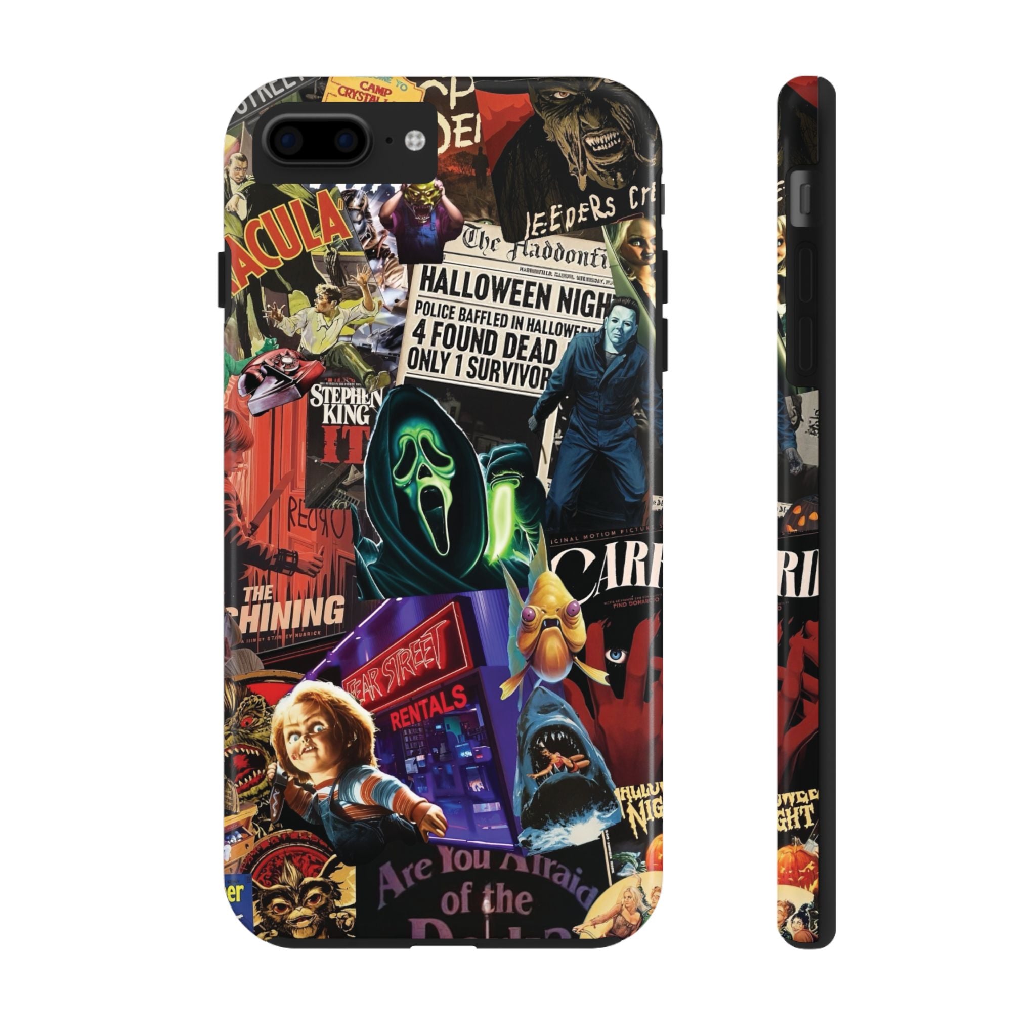 Spooky Horror Movie Phone Case | Tough Phone Cases for Horror Lovers, Halloween Gifts, Unique Accessories, Movie Night Essentials, [...]