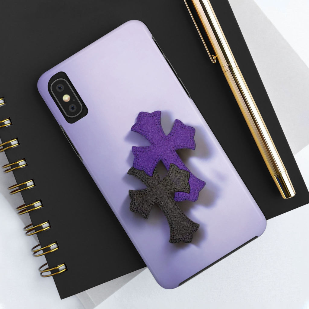 Cross Design Tough Phone Cases, Durable Phone Covers, Christian Gifts, Protective Cases for Men, Unique Tech Accessories