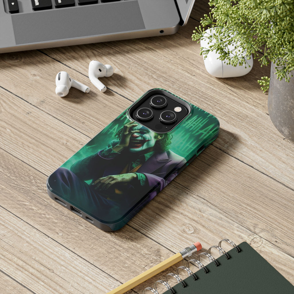 Joker Phone Cases, Tough Phone Cover, Customizable Phone Accessory, Unique Gift for Fans, Pop Culture Merchandise