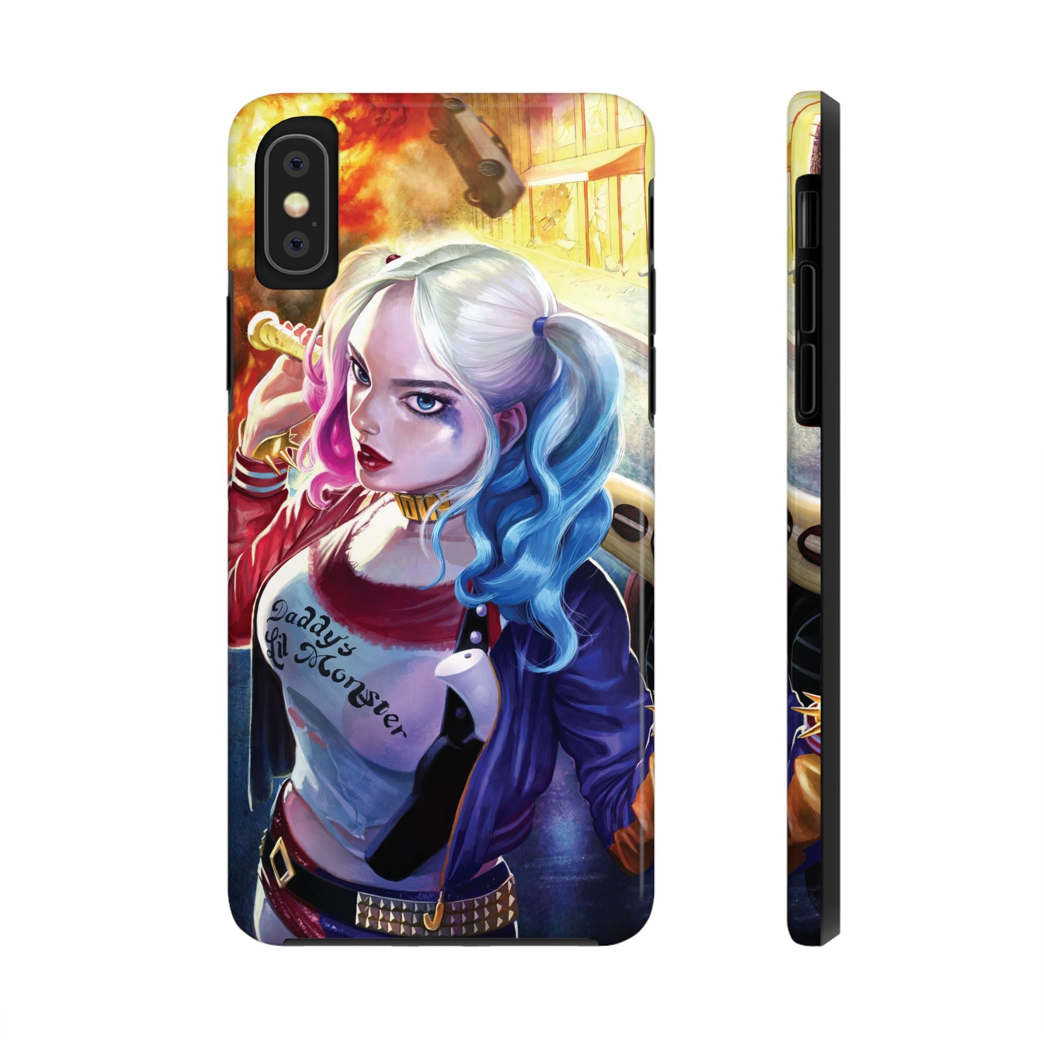Harley Quinn Tough Phone Cases, Stylish Phone Protector for Women, Anime Style Mobile Cover, Unique Gift for Gamers, Pop Culture Accessories