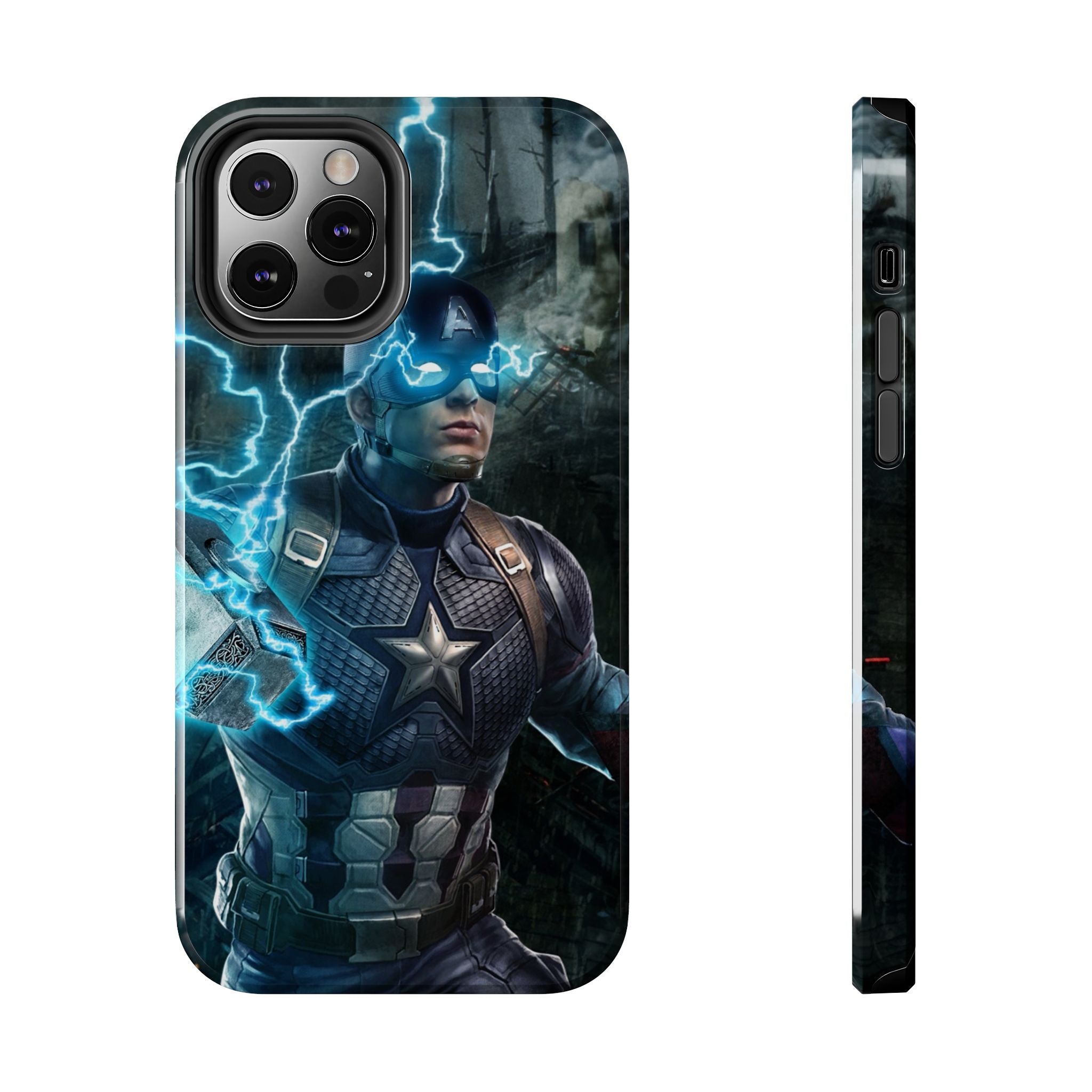 Captain America Superhero Tough Phone Cases, Hero Phone Cover, Gift for Gamers, Superhero Accessory, Durable Phone Case for Every Occasion