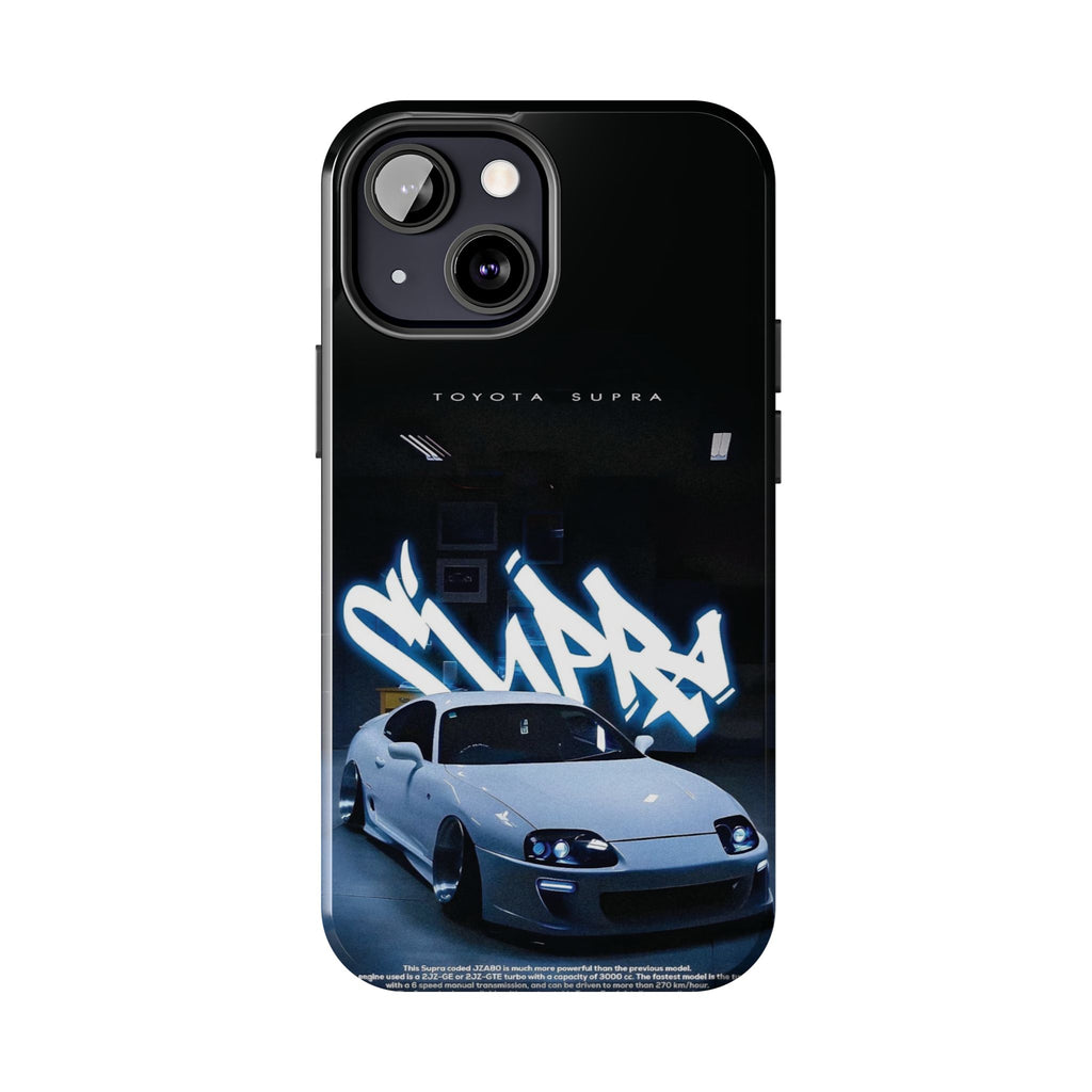Toyota Supra Graffiti Phone Case - Tough & Stylish Protection for Car Enthusiasts