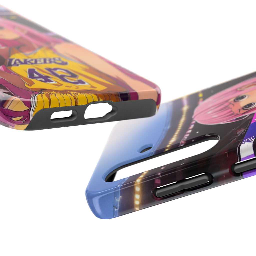 Sporty Anime Phone Cases - Tough Protection, Unique Basketball Design, Gift for Fans, Durable Soft Case, Perfect for Sports Lovers