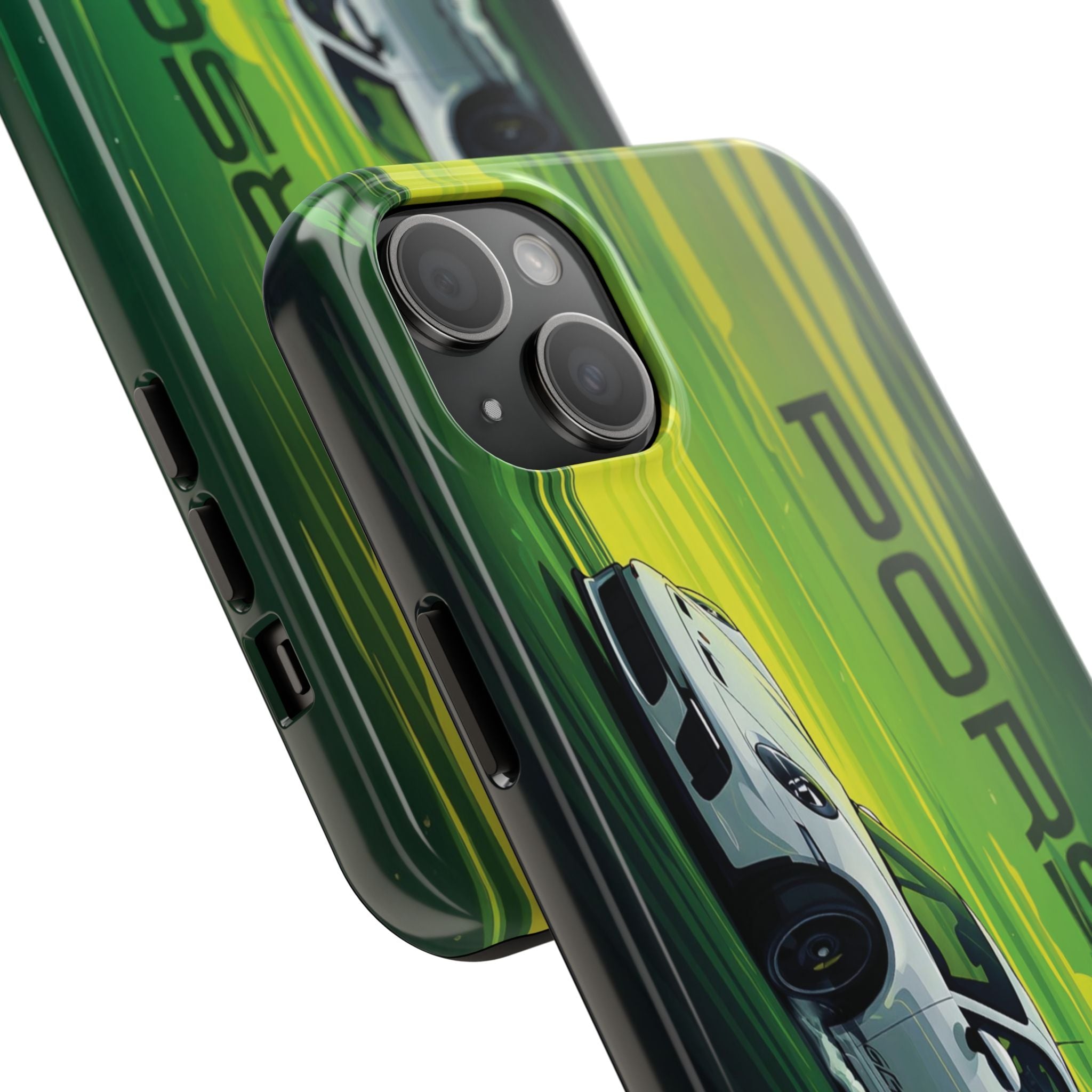 Porsche Tough Phone Cases, Luxury Car Accessories, Durable Phone Cover, Auto Enthusiast Gift, Sports Car Merchandise