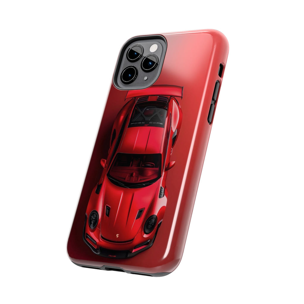 Sleek Sports Car Phone Cases for Automotive Enthusiasts, Durable Phone Covers, Car Lover Gifts, Stylish Tech Accessories, Red Racing Design