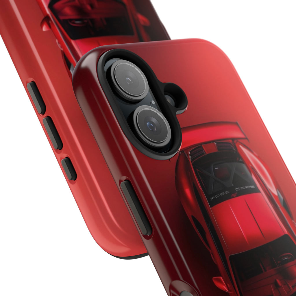Sleek Sports Car Phone Cases for Automotive Enthusiasts, Durable Phone Covers, Car Lover Gifts, Stylish Tech Accessories, Red Racing Design