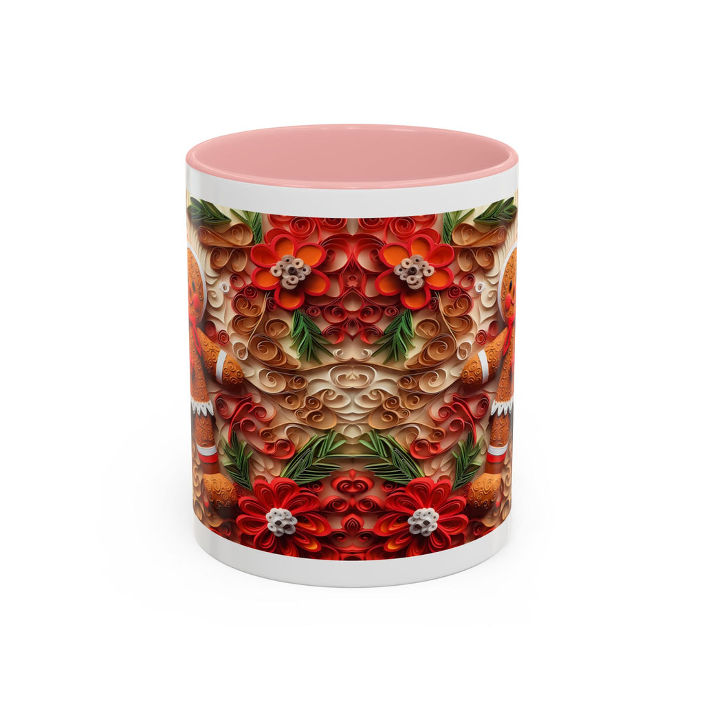 Gingerbread Christmas Coffee Mug, Festive Holiday Drinkware, Cute Gingerbread Man Mug, Winter Gift Idea, Coziness for Your Mornings