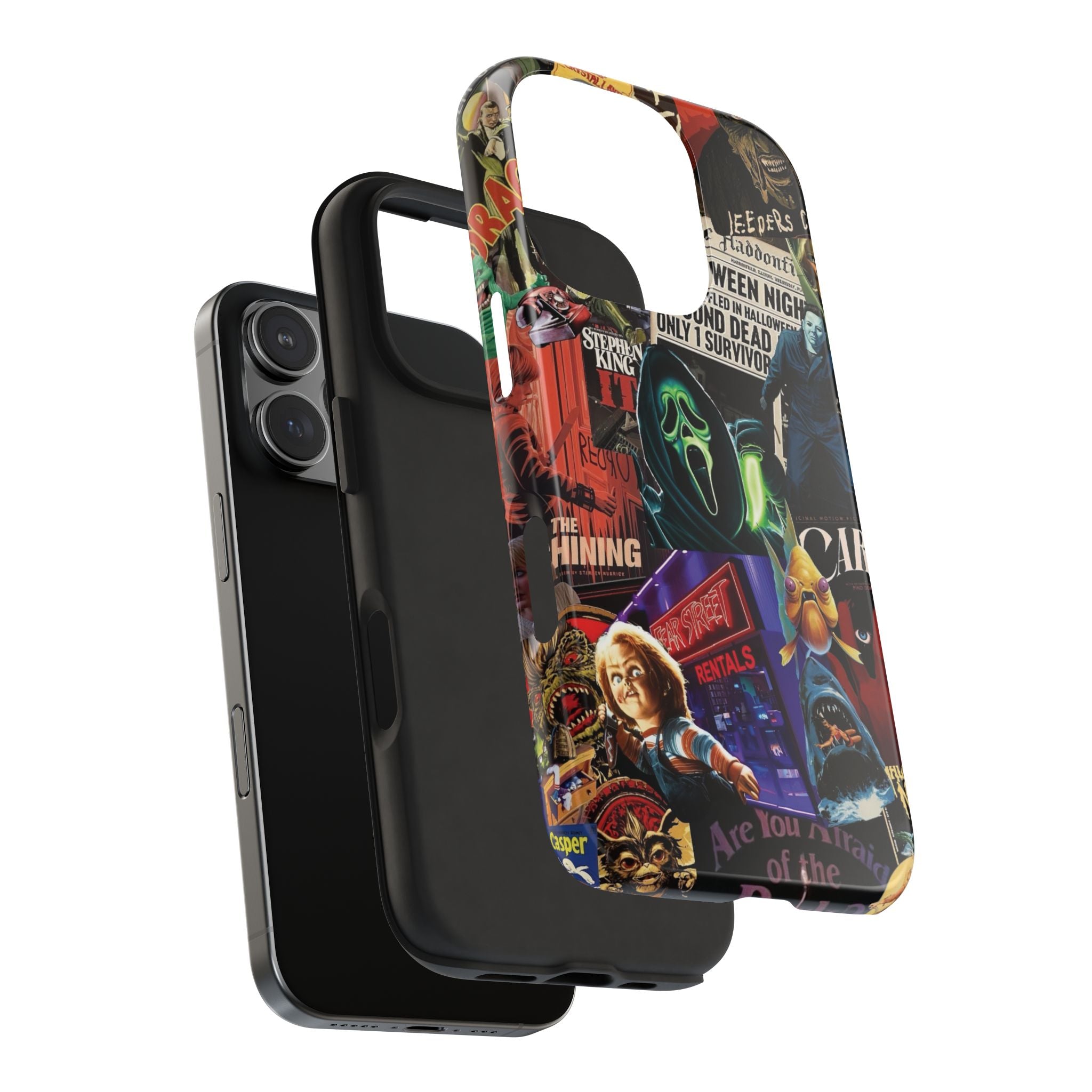 Spooky Horror Movie Phone Case | Tough Phone Cases for Horror Lovers, Halloween Gifts, Unique Accessories, Movie Night Essentials, [...]
