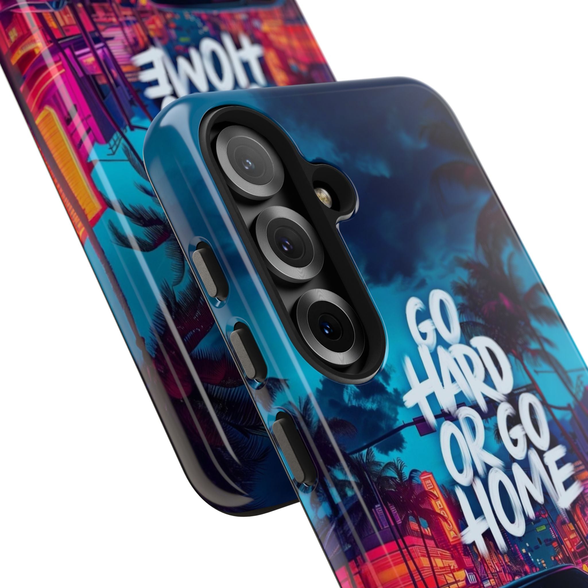 Go Hard or Go Home Tough Phone Case for Car Enthusiasts