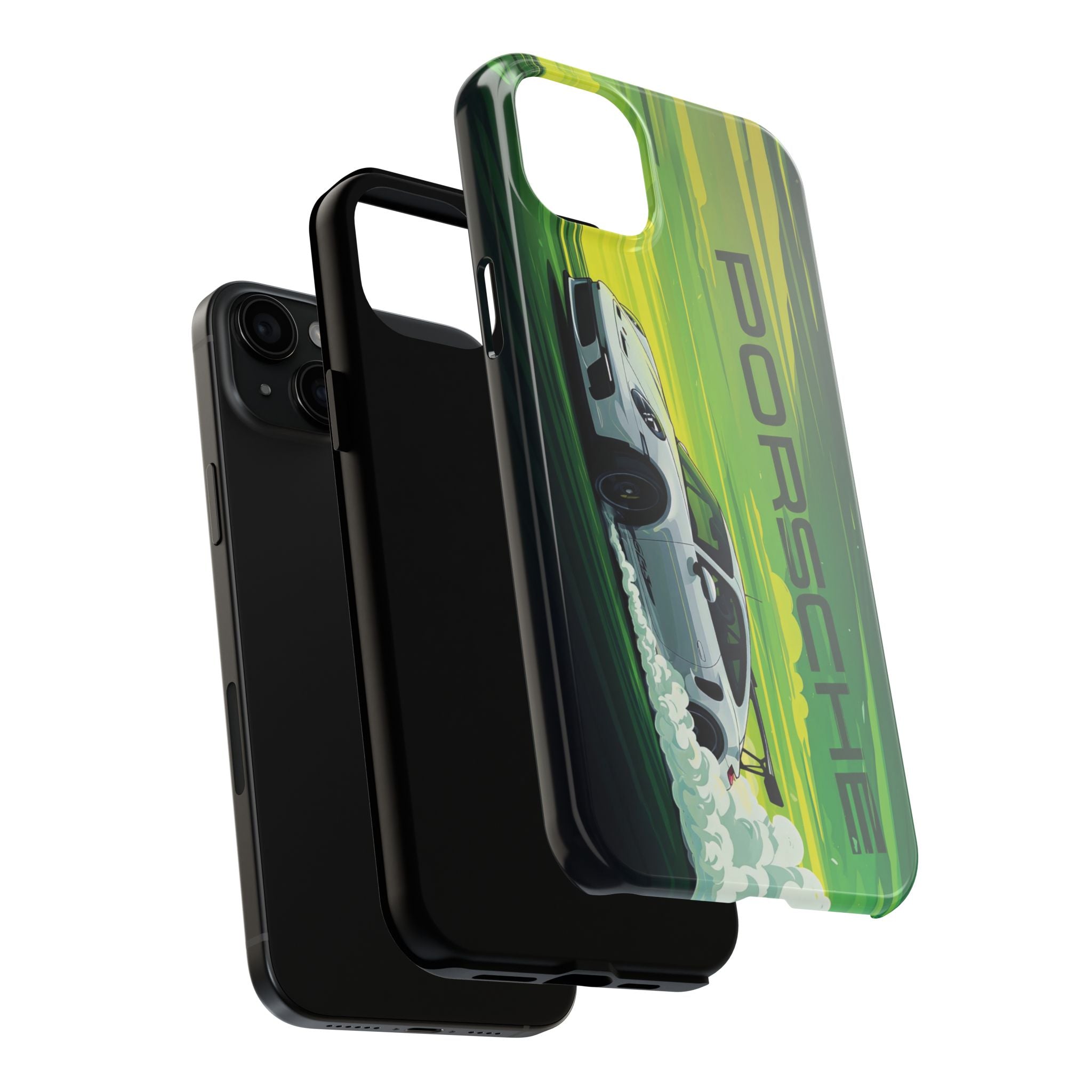 Porsche Tough Phone Cases, Luxury Car Accessories, Durable Phone Cover, Auto Enthusiast Gift, Sports Car Merchandise