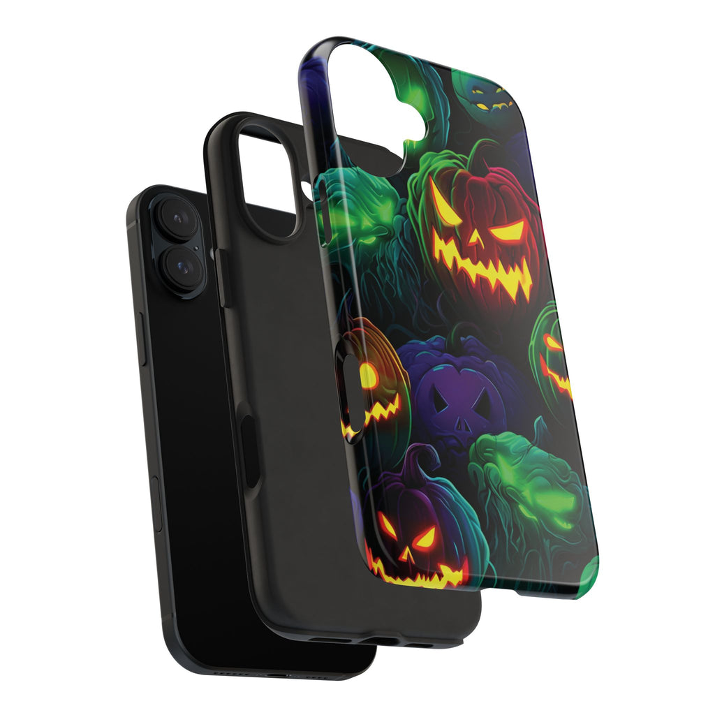 Halloween Pumpkin Phone Case, Spooky Fall Accessory, Tough Phone Cover, Halloween Gift, Pumpkin Decor