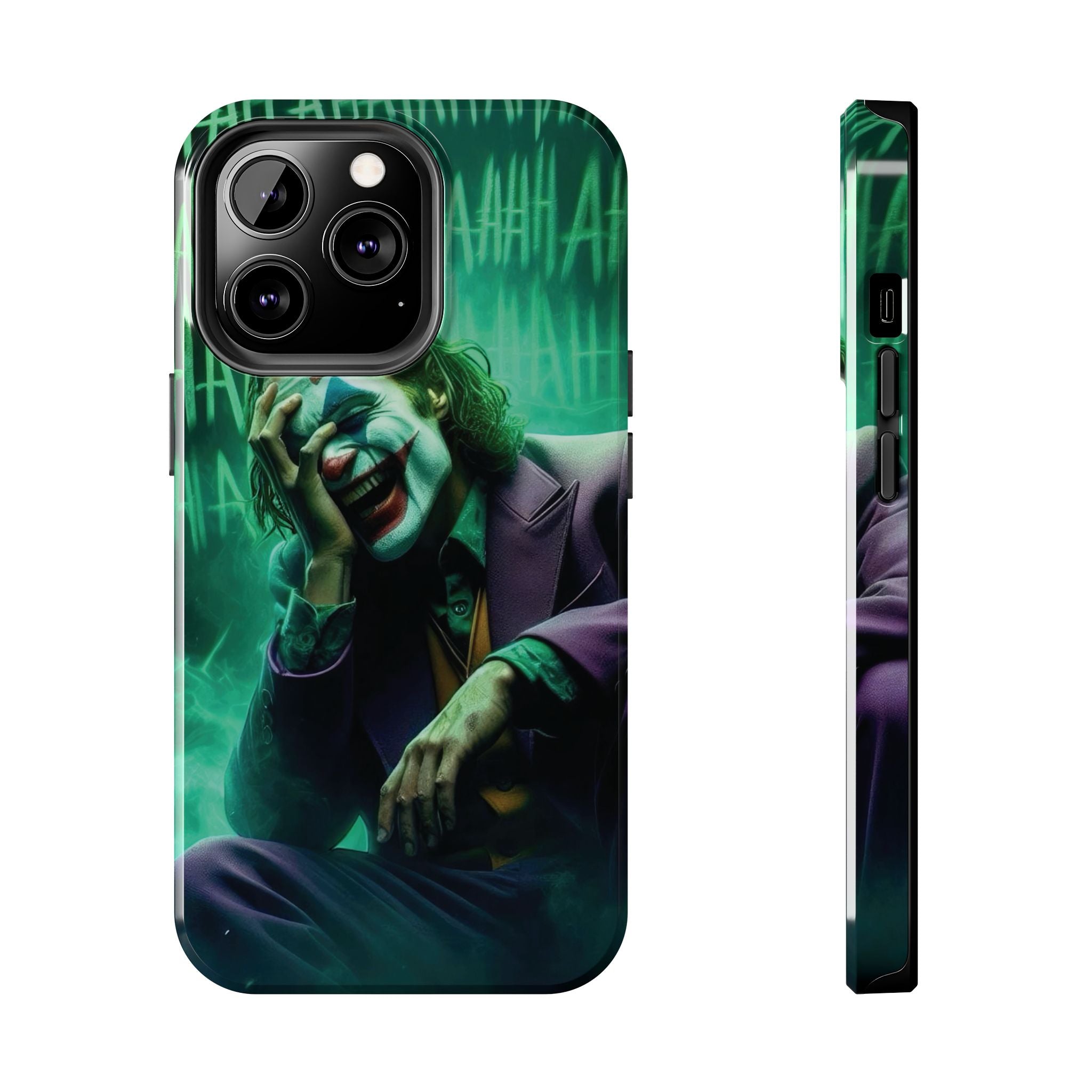 Joker Phone Cases, Tough Phone Cover, Customizable Phone Accessory, Unique Gift for Fans, Pop Culture Merchandise
