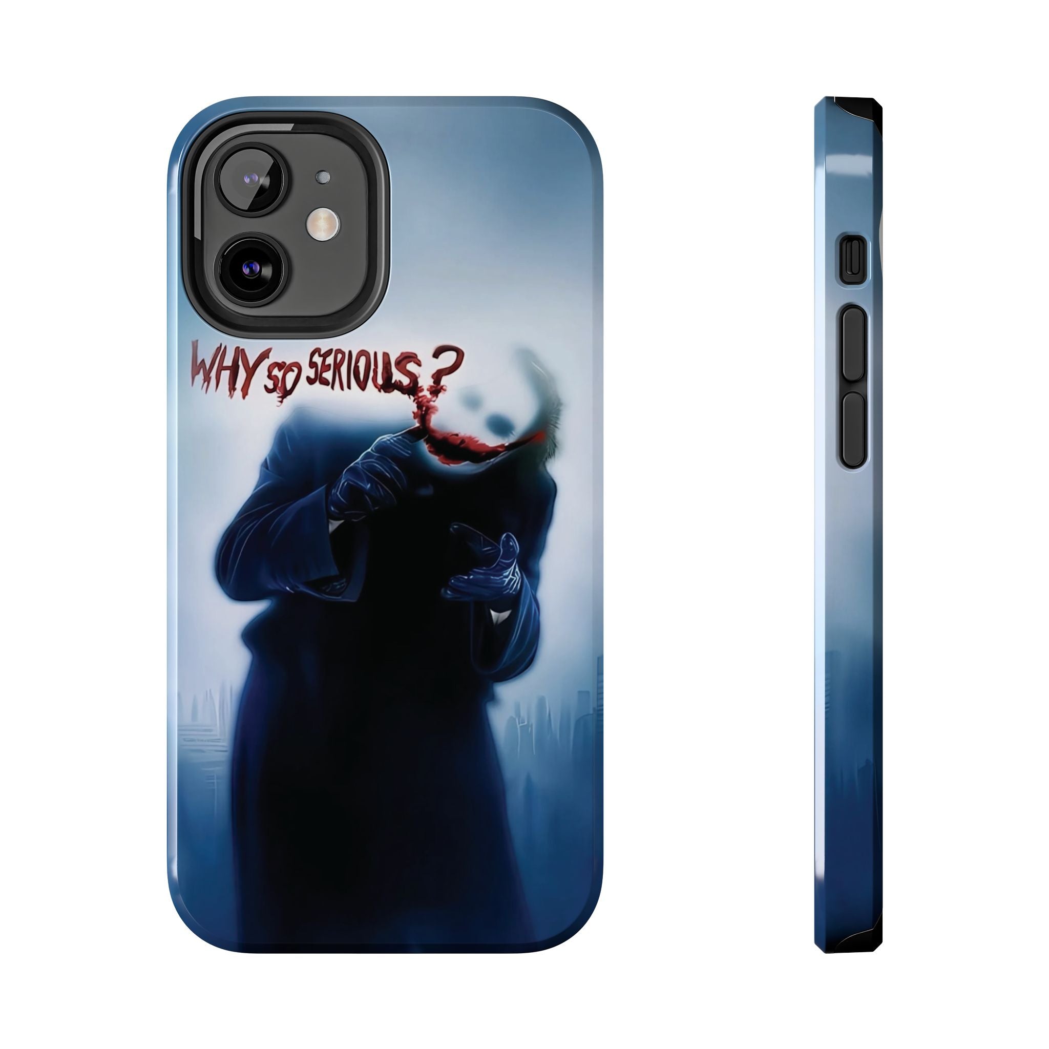 Tough Phone Cases, Dark Humor Phone Cover, Joker Inspired Case, Gifts for Movie Fans, Unique Phone Protector, Cool Accessories