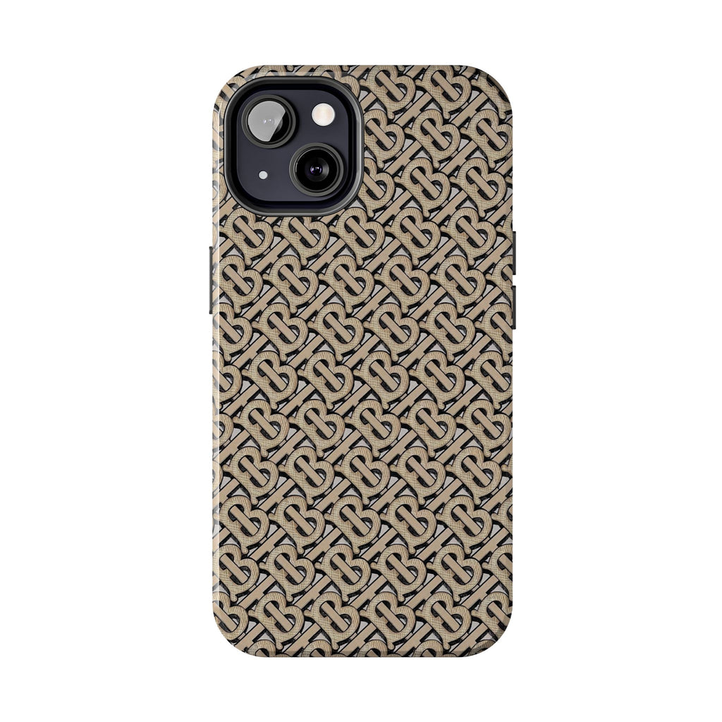 Elegant Interwoven Pattern Tough Phone Cases, Stylish Phone Covers, Durable Cases for Everyday Adventures, Gift for Phone Lovers