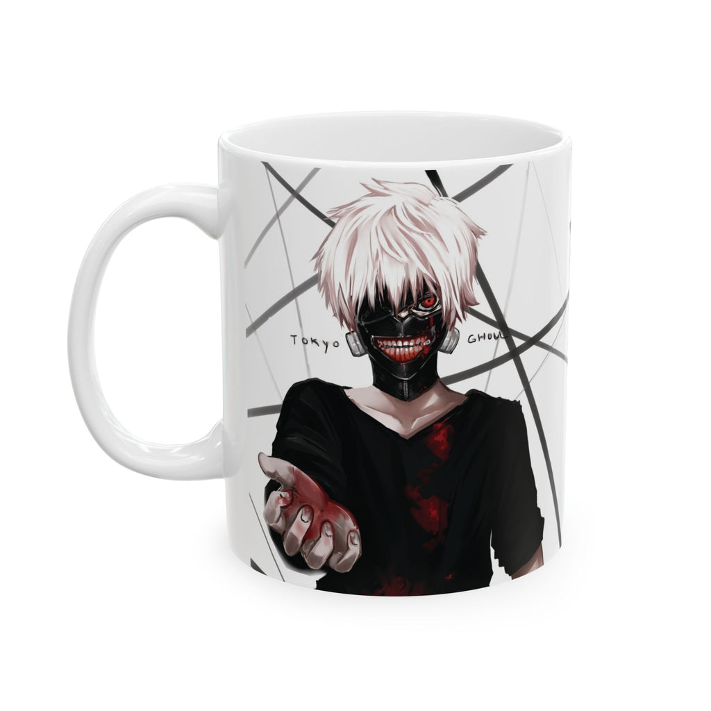Tokyo Ghoul Anime Ceramic Mug — 'Tokyo Ghoul' Graphic Coffee Cup (11oz/15oz)