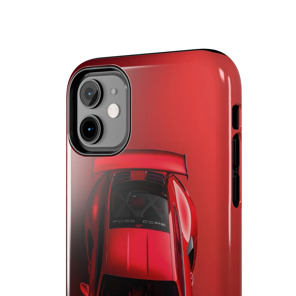 Sleek Sports Car Phone Cases for Automotive Enthusiasts, Durable Phone Covers, Car Lover Gifts, Stylish Tech Accessories, Red Racing Design