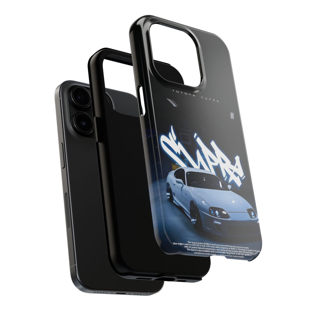 Toyota Supra Graffiti Phone Case - Tough & Stylish Protection for Car Enthusiasts