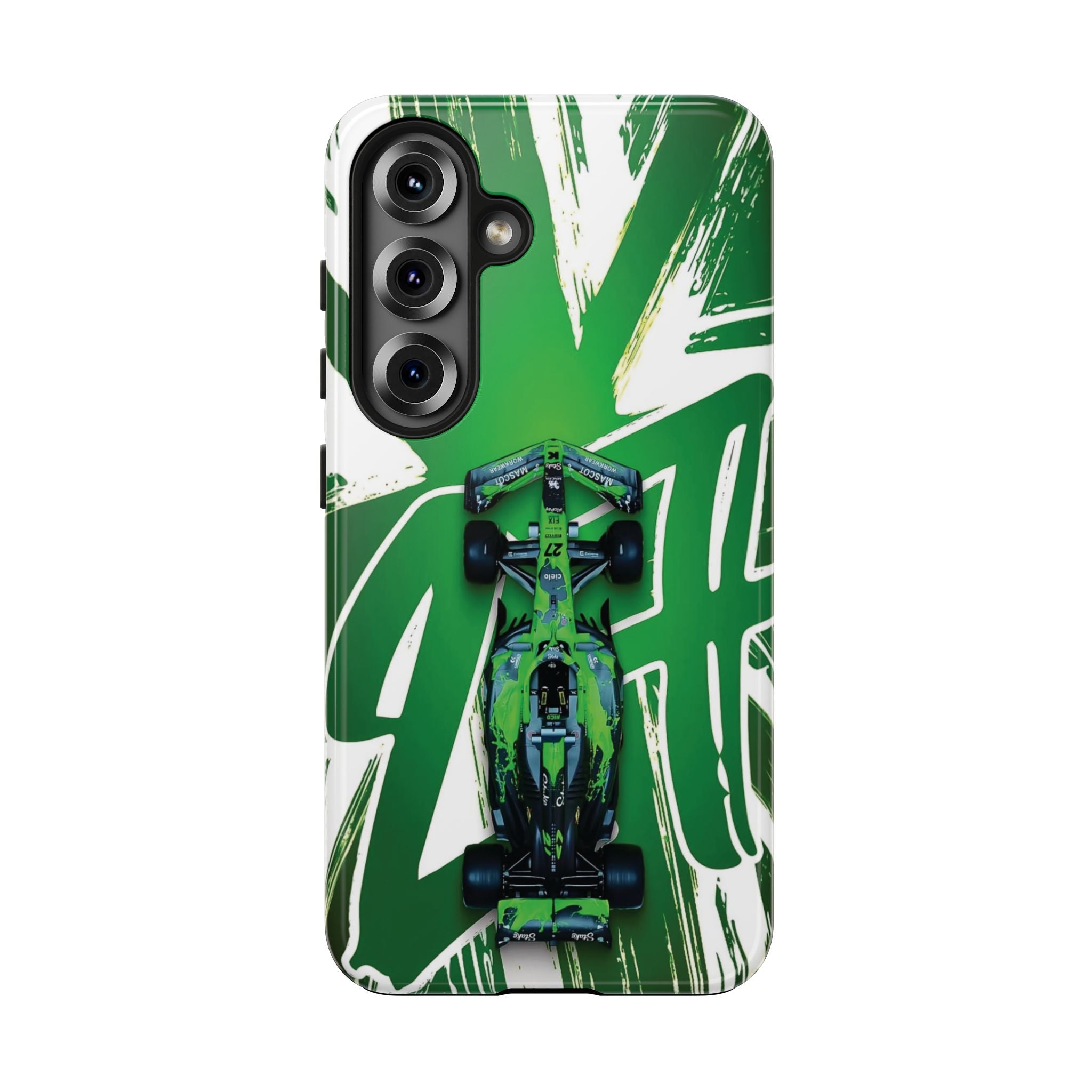 Racing-Inspired Tough Phone Cases - Durable Protection with Dynamic Car Design