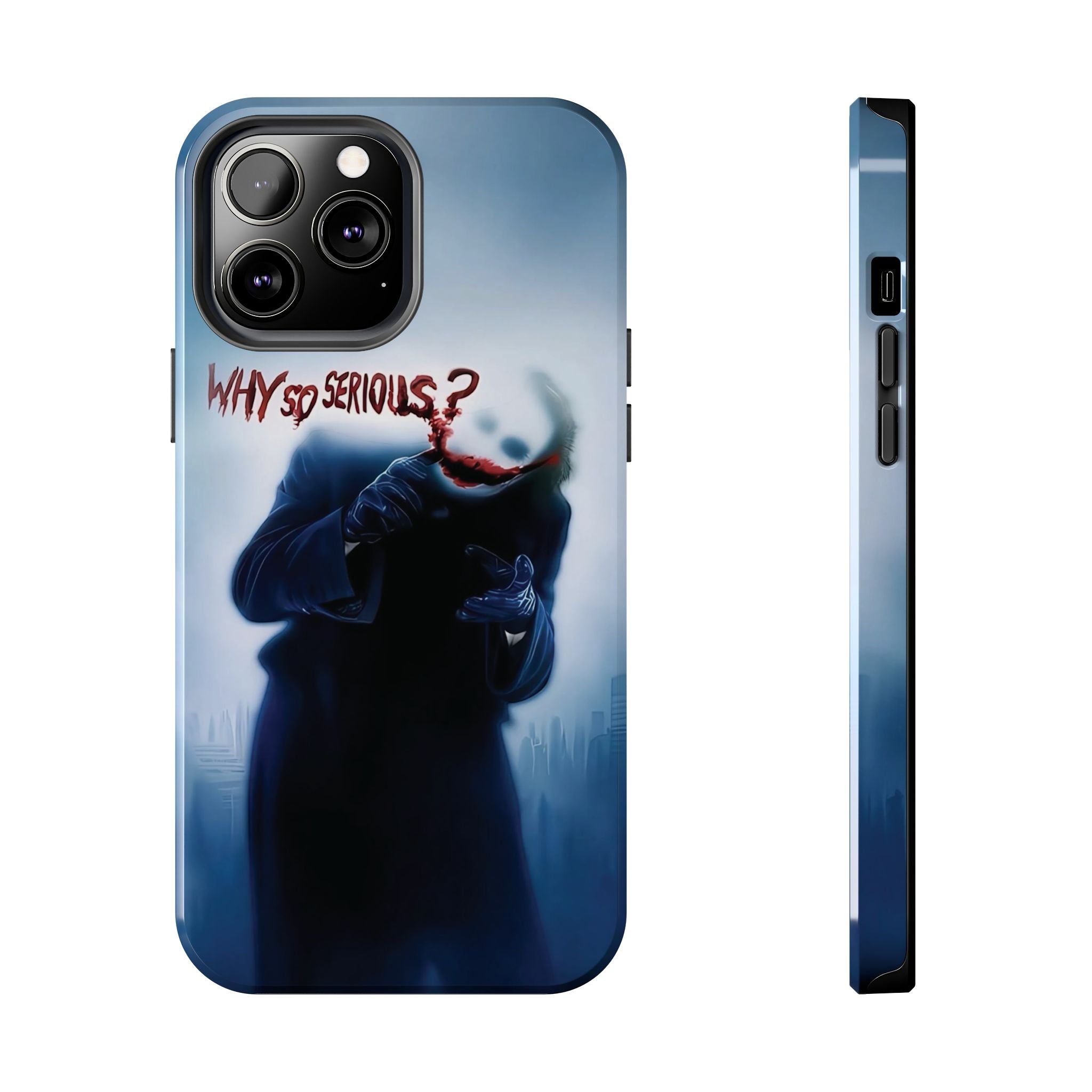 Tough Phone Cases, Dark Humor Phone Cover, Joker Inspired Case, Gifts for Movie Fans, Unique Phone Protector, Cool Accessories