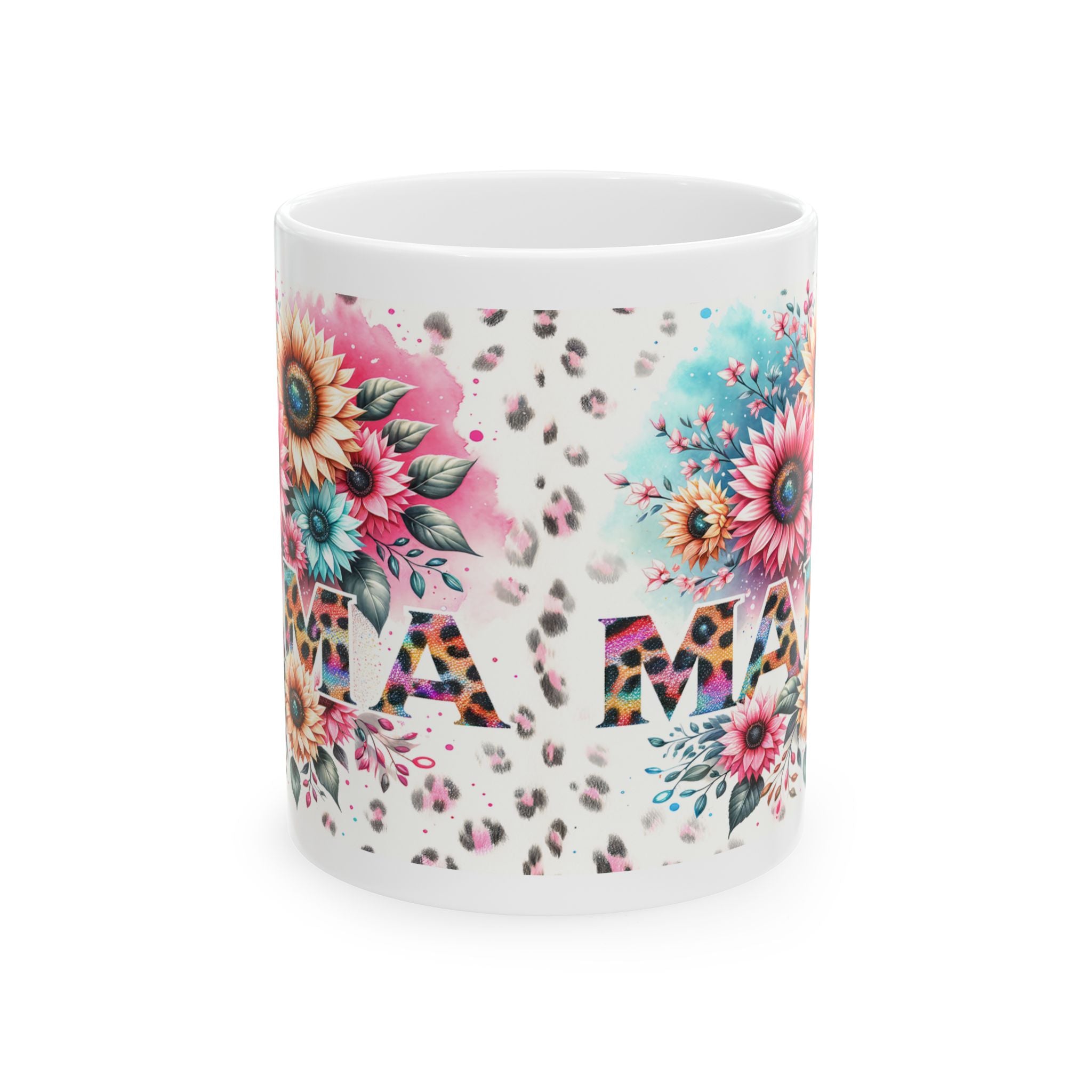 Floral Mama Mug - Perfect Gift for Mother's Day, Moms, Birthdays, Tea Lovers, Coffee Enthusiasts